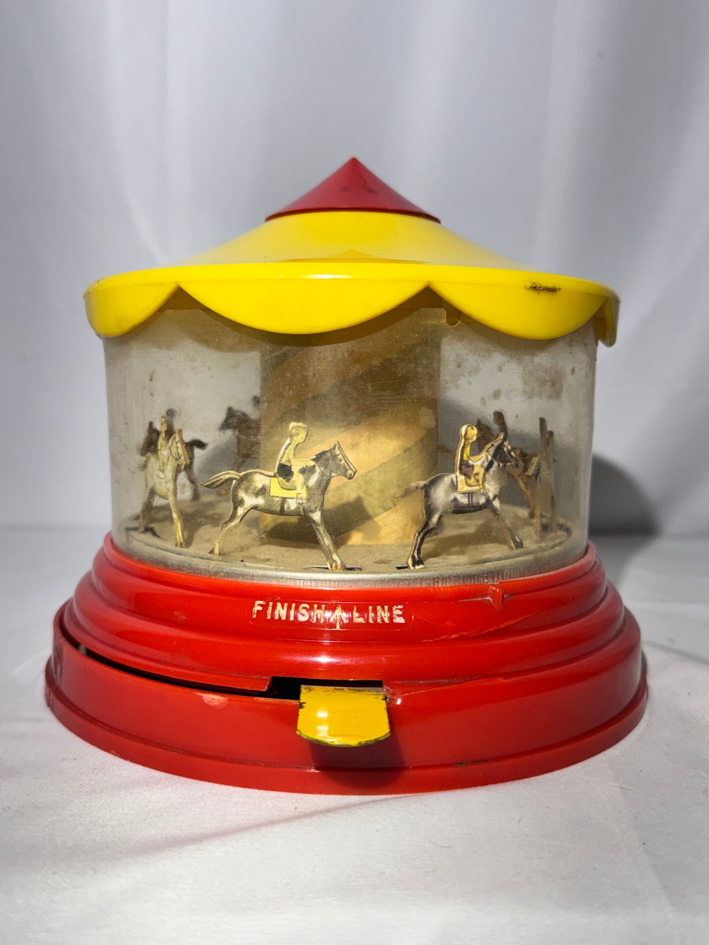 Antique Carousel Racing Horse Toy / Bank – Merry-Go-Round Finish