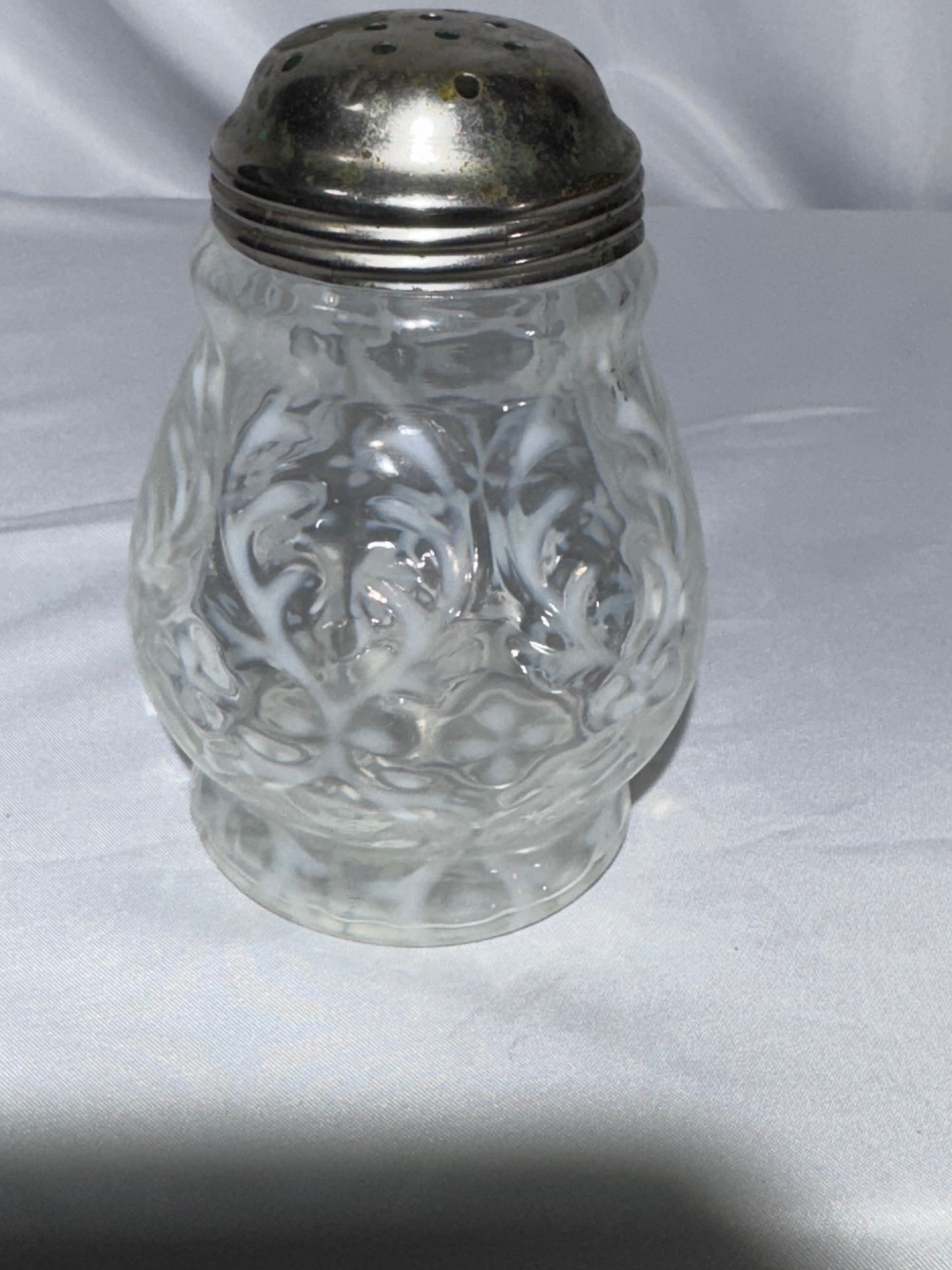 Antique H. Northwood & Co. Spanish Lace Opalescent Glass Sugar Shaker – Victorian
