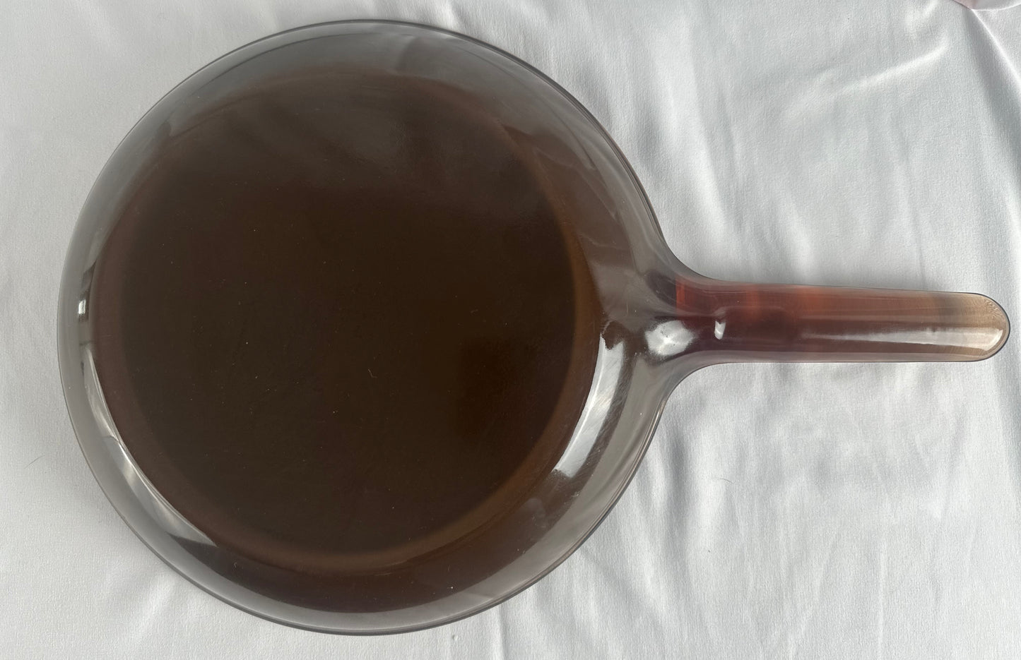 Vision Corning 7” Amber Glass Teflon coated skillet frying pan