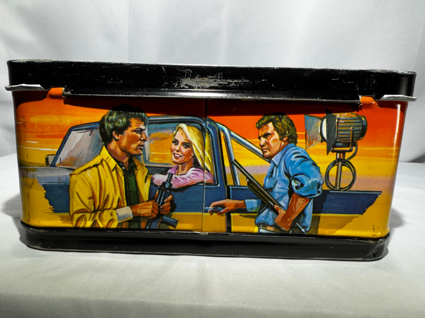 Vintage 1981 The Fall Guy Metal Lunch Box with Original Thermos – Aladdin Industries