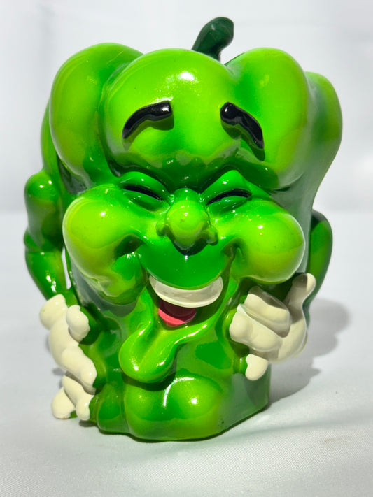 Giggling Groceries Green Bell Pepper Coin Bank – Plastic Resin