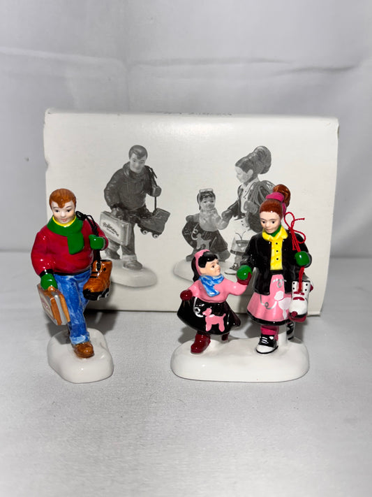 Dept. 56 Original Snow Village – “Everybody Goes Skating at Rollerama” #54928