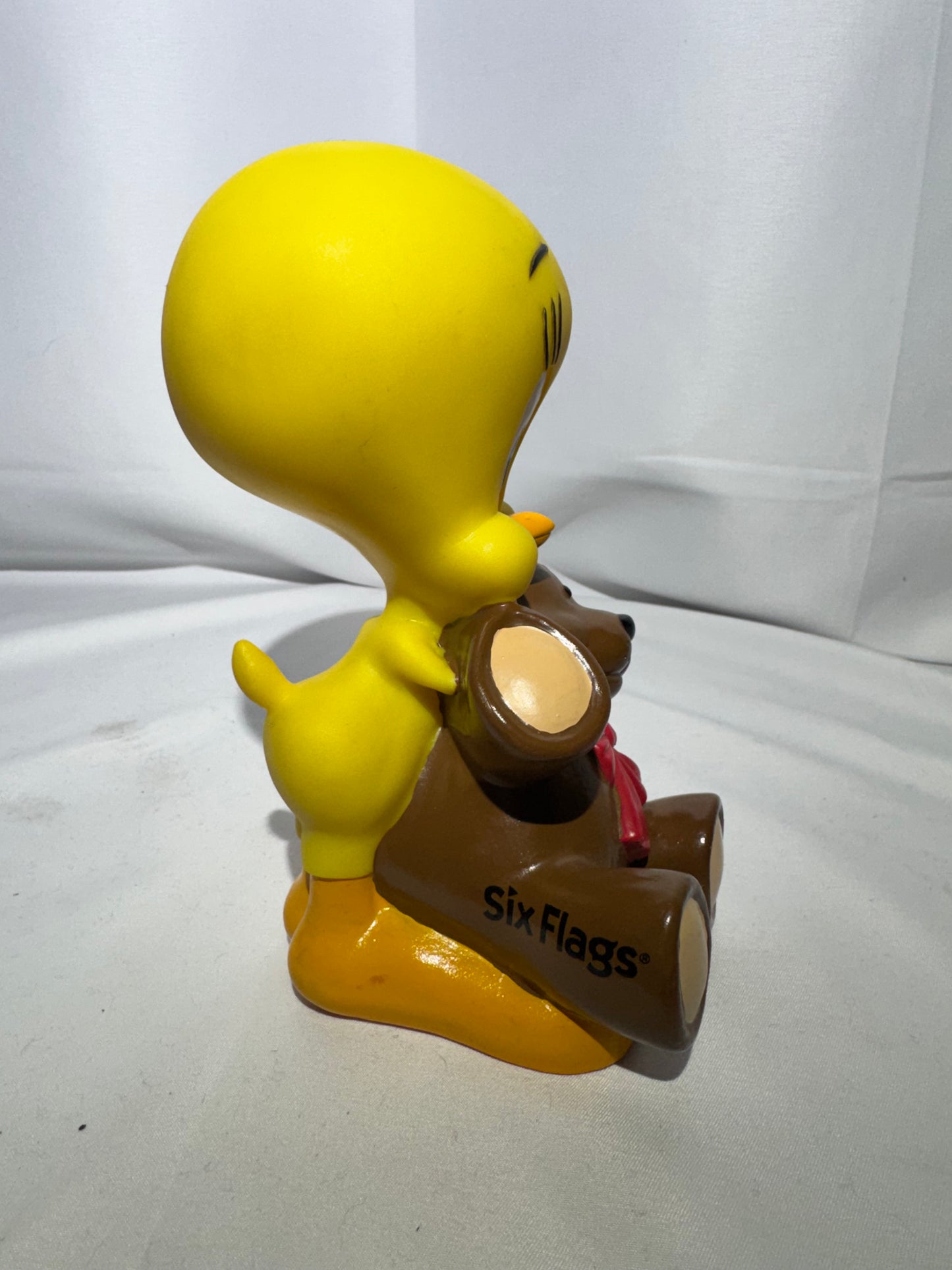 Looney Tunes Tweety Bird and teddy bear Piggy Bank 1992 Warner Bros.