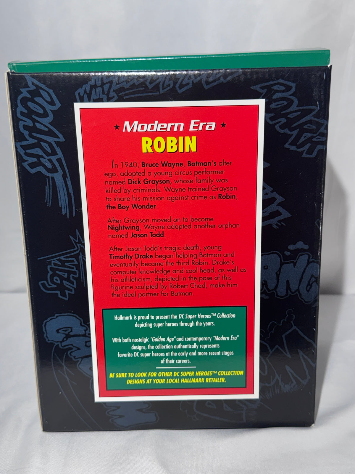 Hallmark 1996 DC Super Heroes Modern Era Robin Figurine – “World’s Bravest Teenager”