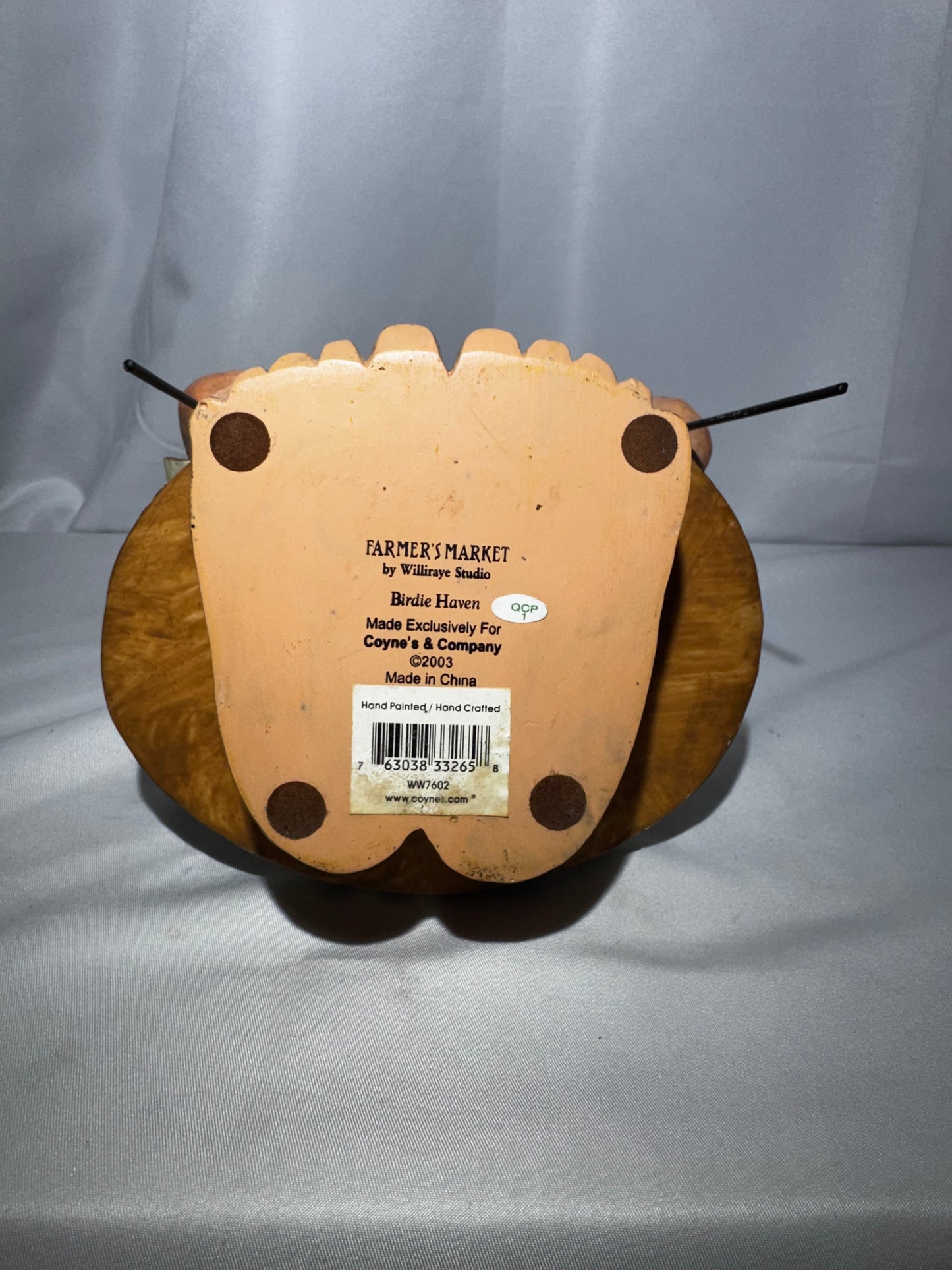 Williraye Studio Farmer’s Market Birdie Haven WW7602 2003 Folk Art Figurine