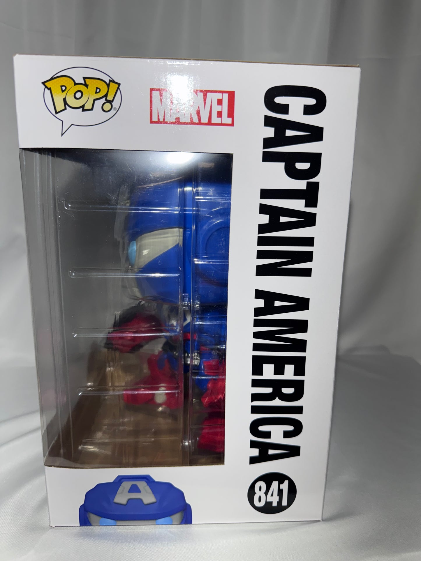 Funko POP! Jumbo Marvel Avengers Mech Strike Captain America #841 Walmart Exclusive