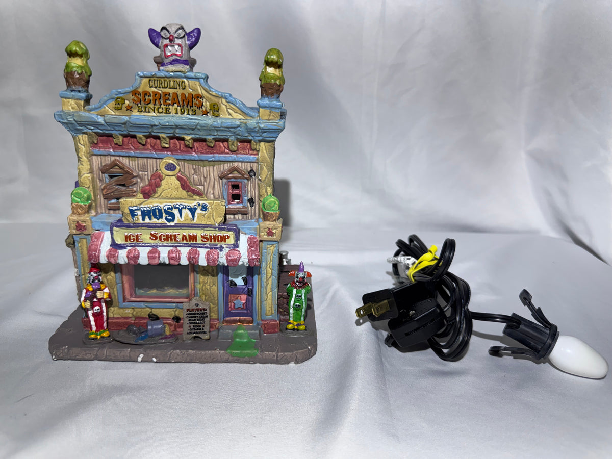 Lemax Spooky Town Frosty’s Ice Scream Shop #25370 – Retired 2012–2015 – Original Box