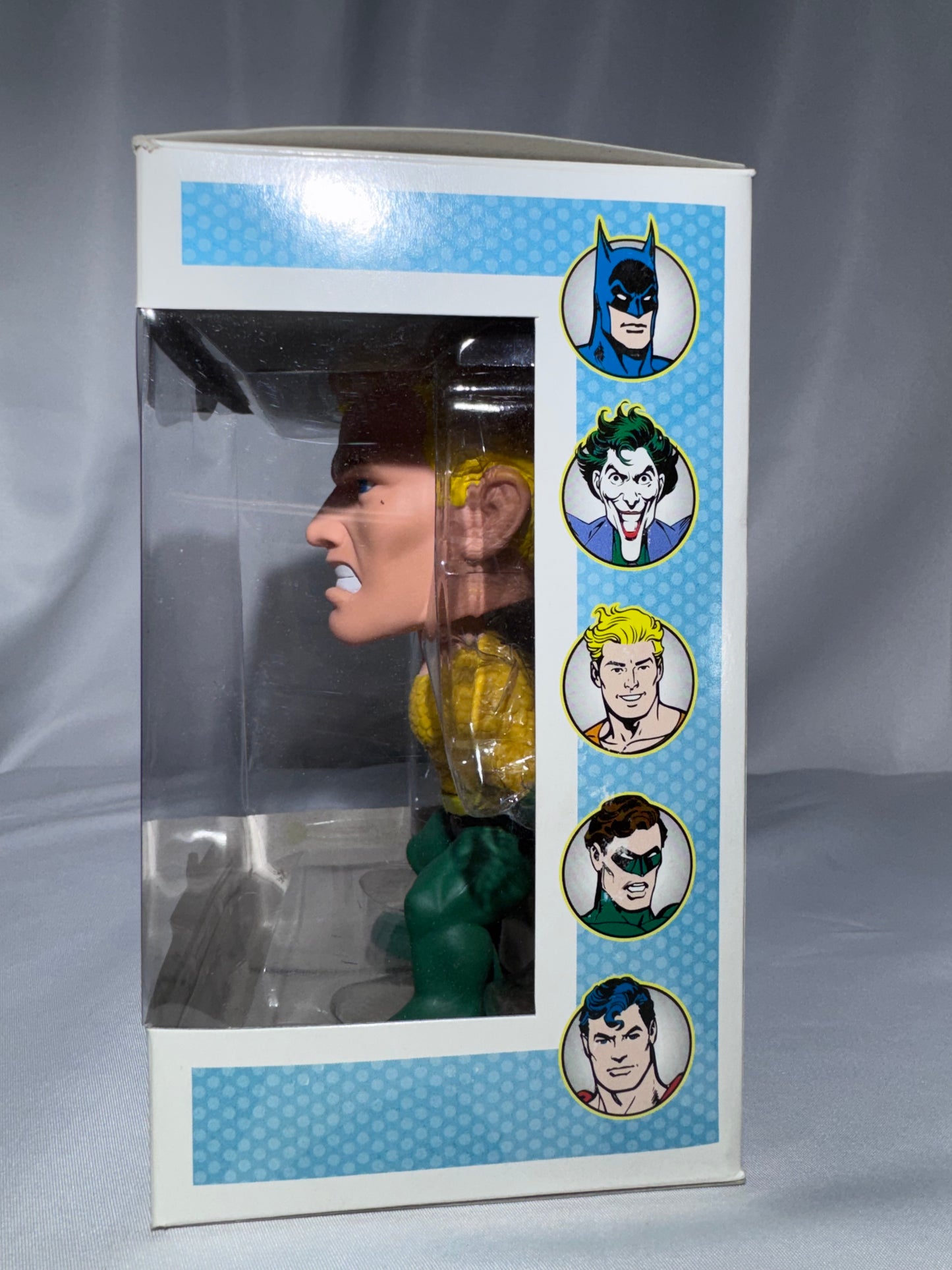Vintage Funko Force DC Universe Aquaman Bobble-Head – 2010 – Original Box