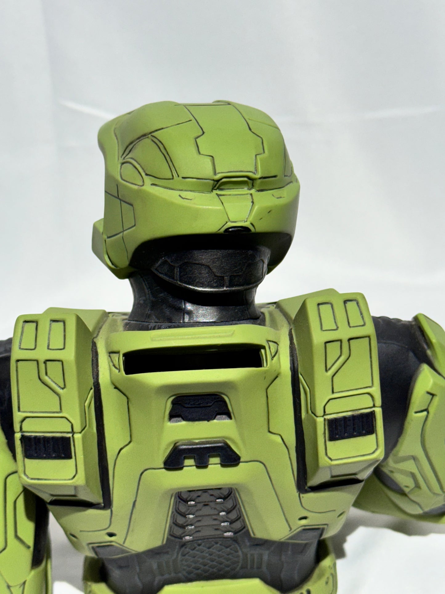 Diamond Select Halo Spartan Mark IV Green Vinyl Bust Bank w/ Original Stopper (2010)
