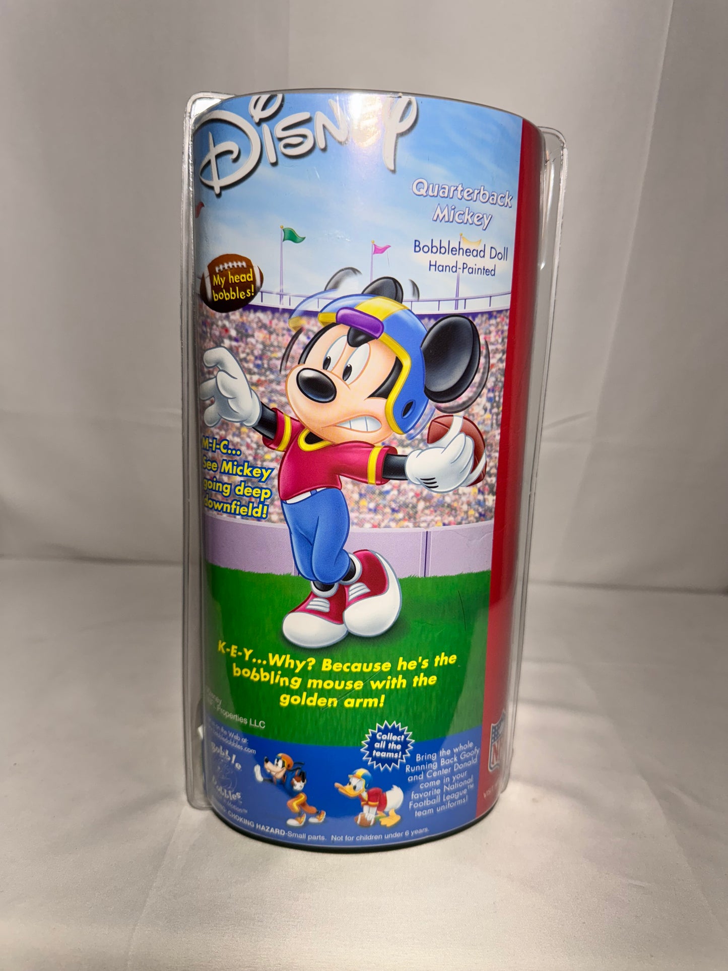 Disney Quarterback Mickey Mouse San Francisco Bobble Head NFL