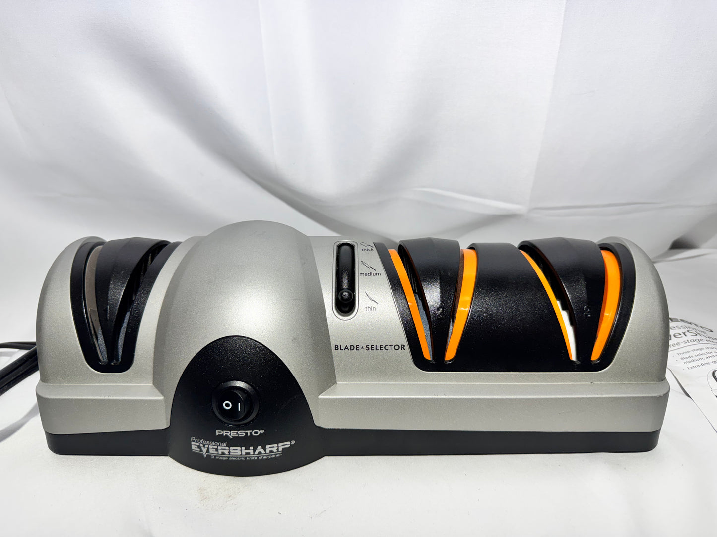 Presto Professional EverSharp® 3-Stage Electric Knife Sharpener – Model 0881002