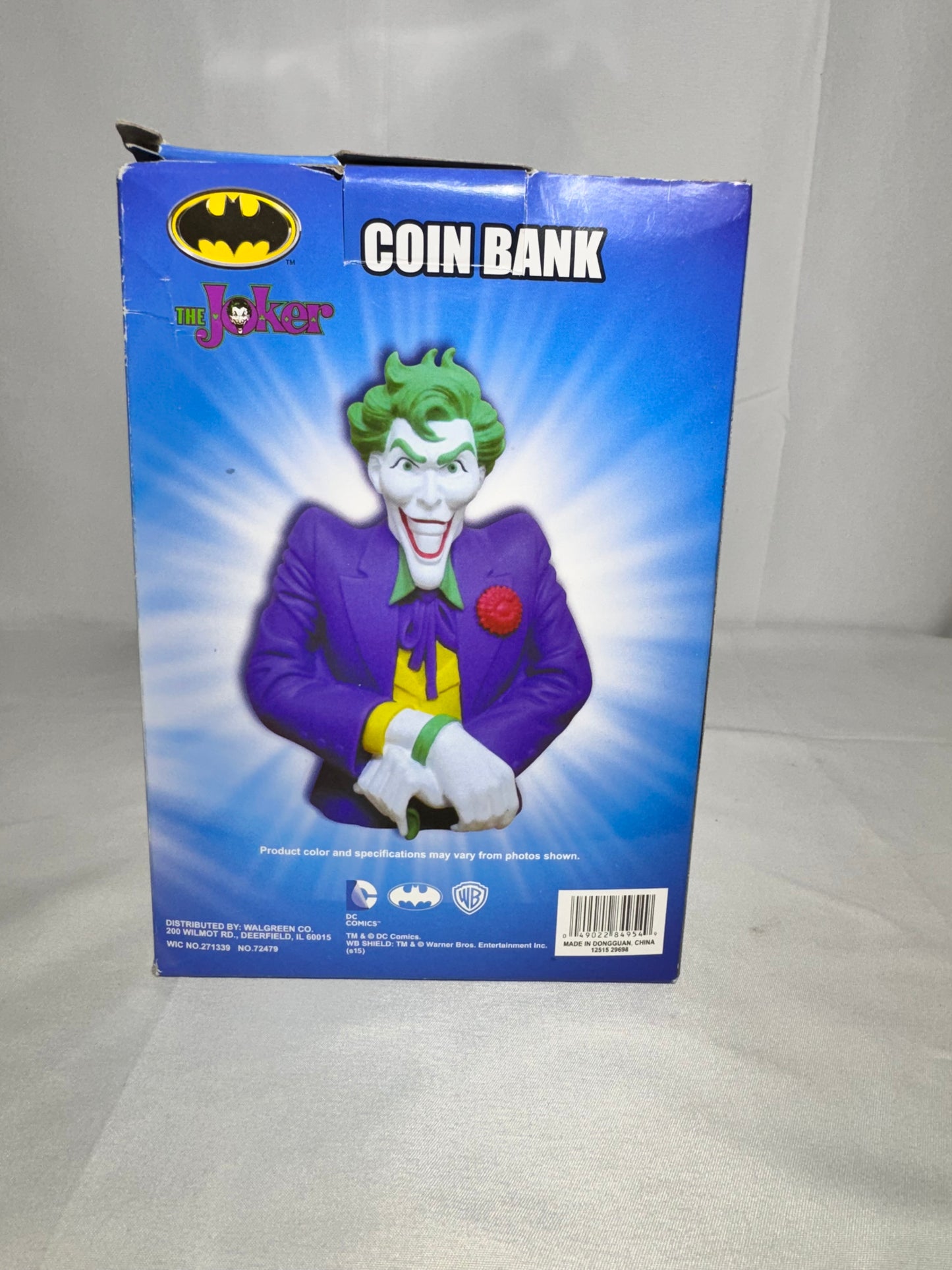 The Joker Vinyl Bank – Item #72479 – DC Comics – Original Box Included