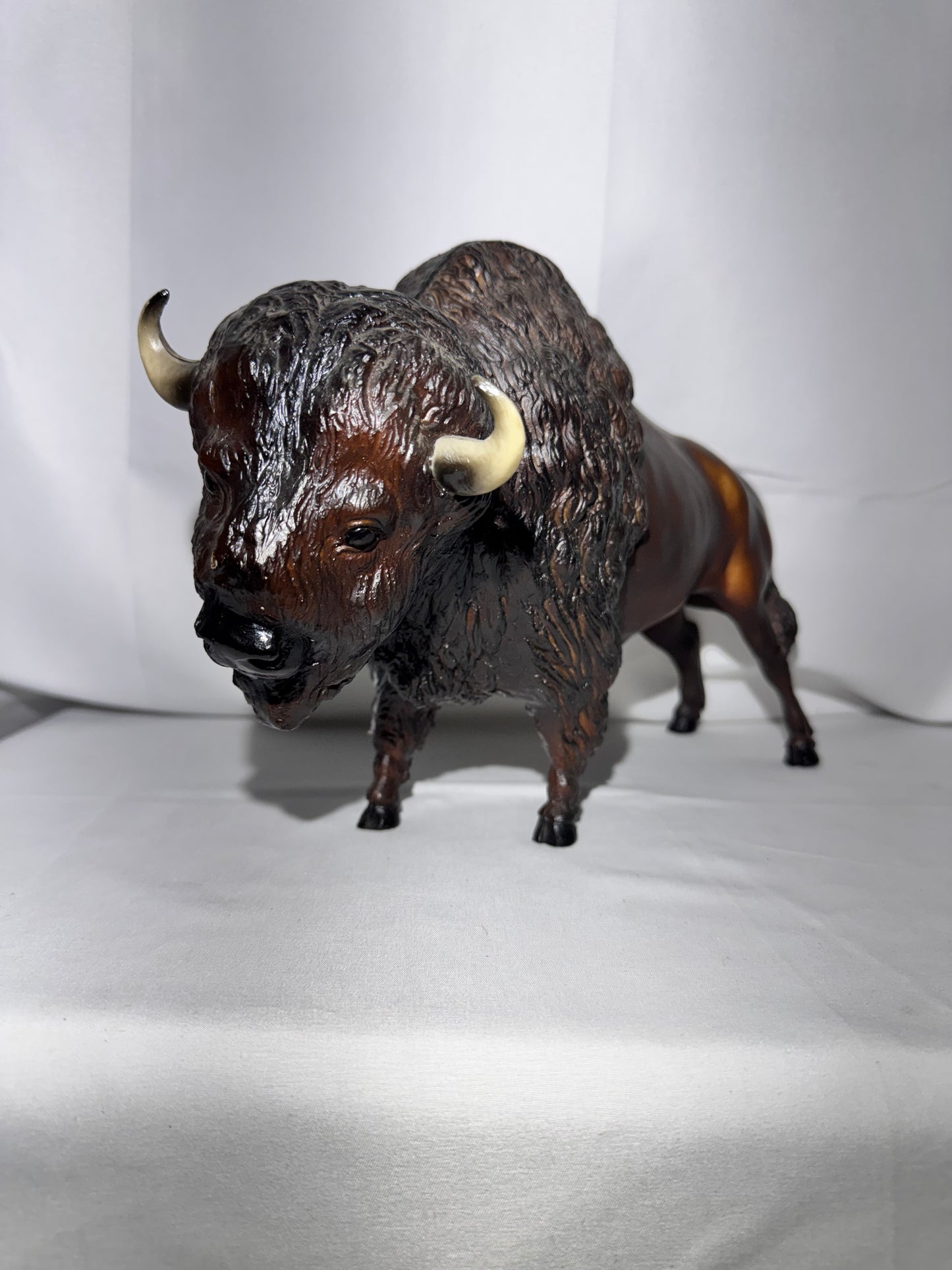 Vintage Breyer Bison Figurine – 8” Tall x 12” Long – Excellent Condition