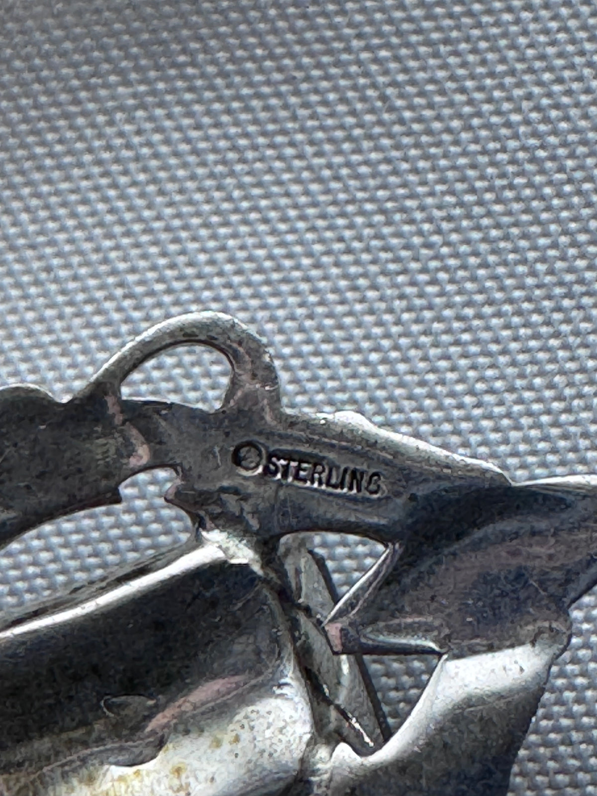 Vintage ALCO Mid-Century Victorian Revival Sterling Silver & Smoky Quartz Necklace – Circa 1950s