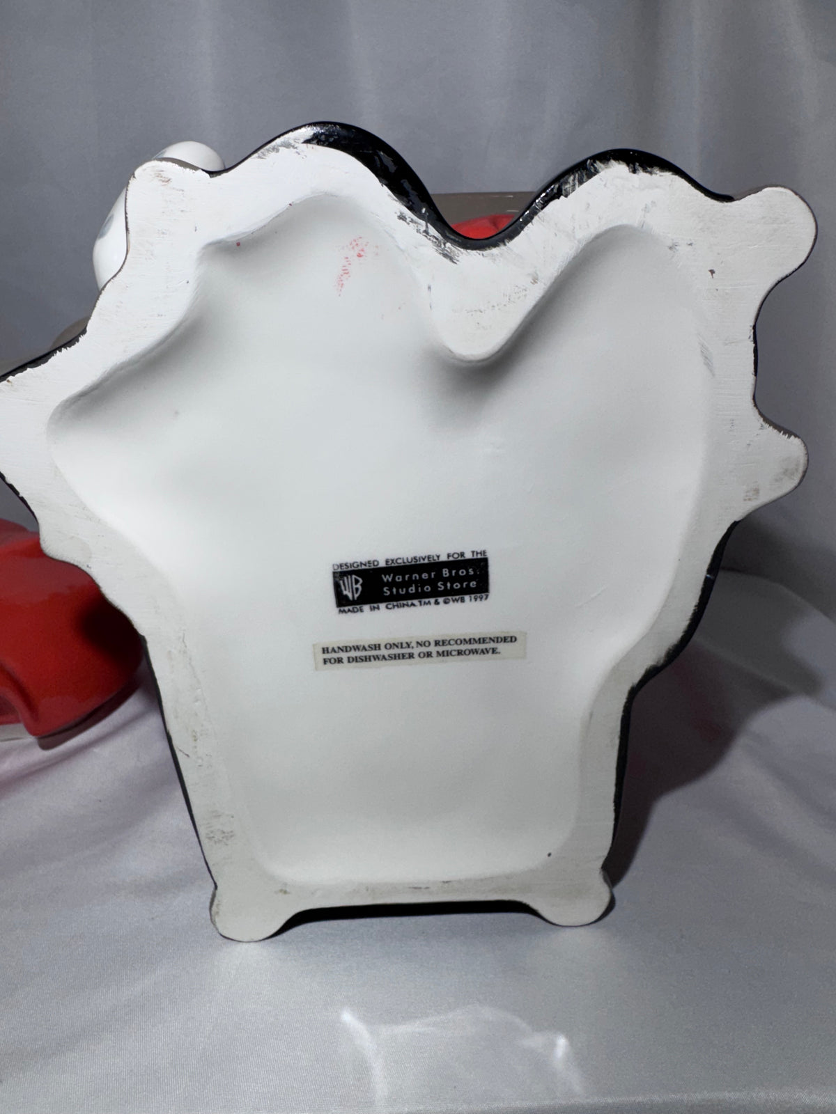 Vintage 1997 Warner Bros. Studio Store Bugs Bunny & Gossamer Cookie Jar – Original Box
