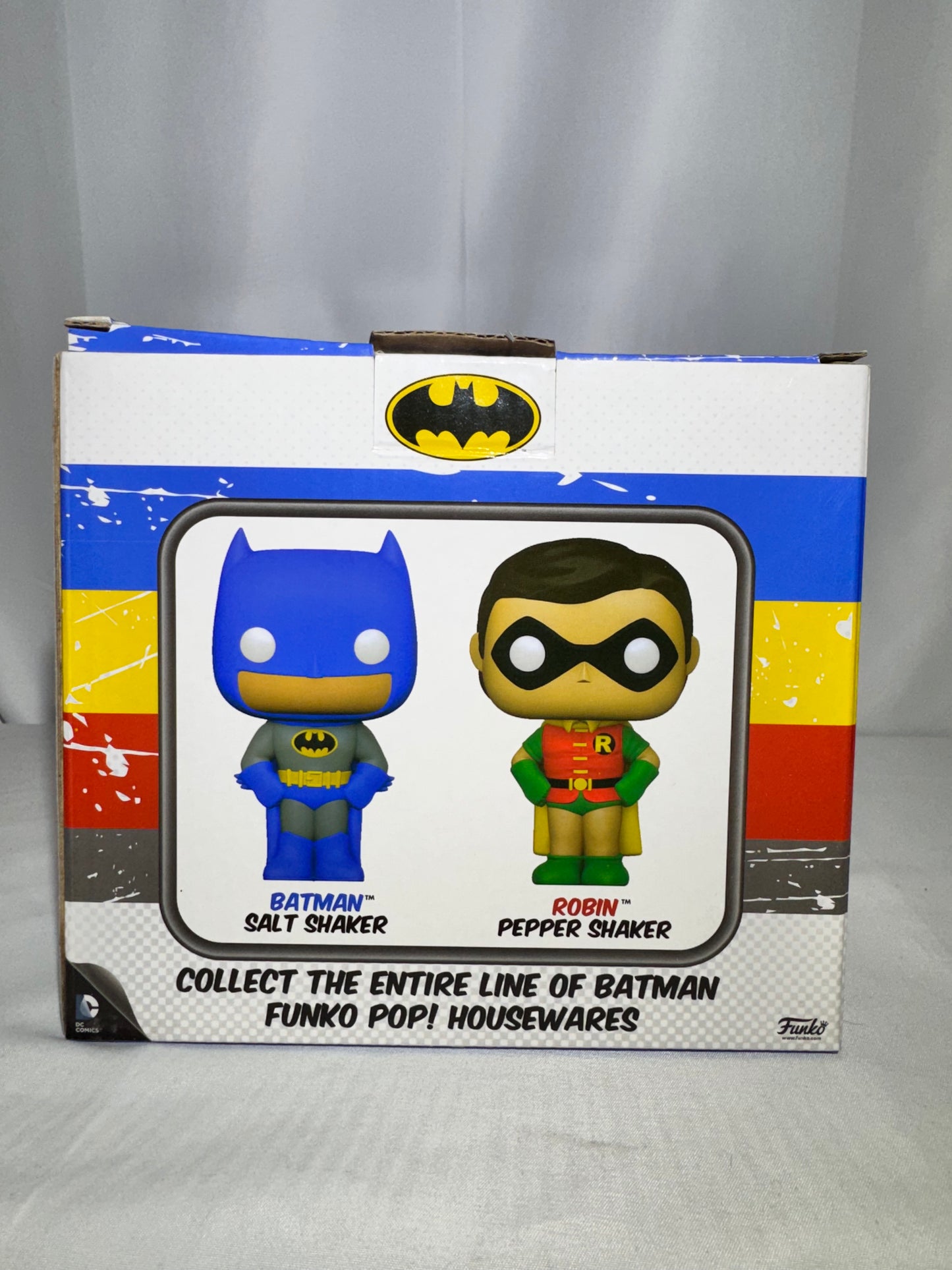 Funko Pop! Home DC Comics Batman & Robin Salt & Pepper Shaker Set w/ Original Box