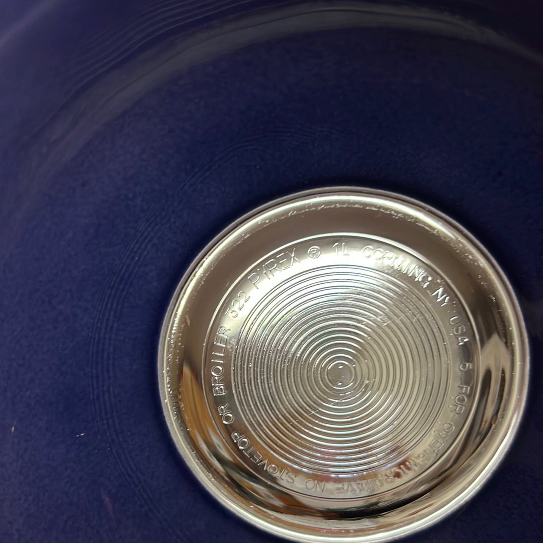 Cobalt Blue Pyrex Mixing Bowl 322