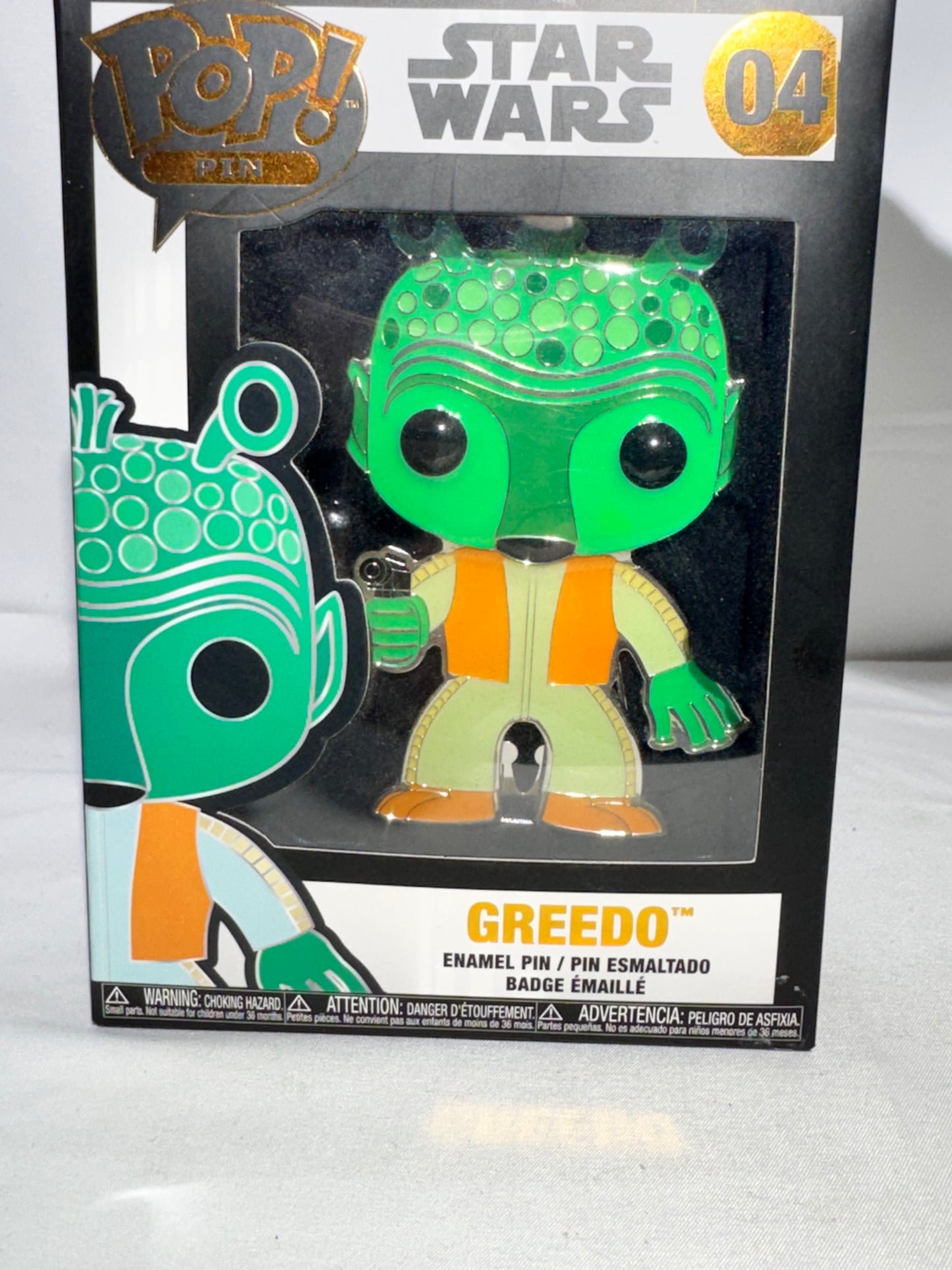 Funko Pop! Pin – Star Wars Greedo #04 | Large Enamel