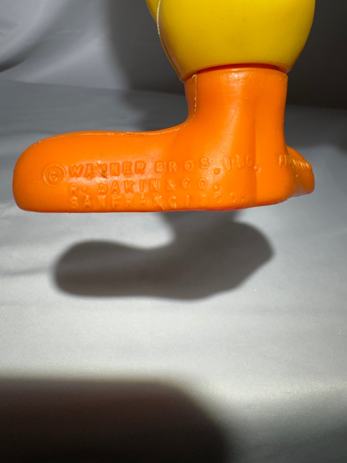 1969 Dakin Tweety Bird Vinyl Figure Warner Bros Looney Tunes Toy Hong Kong