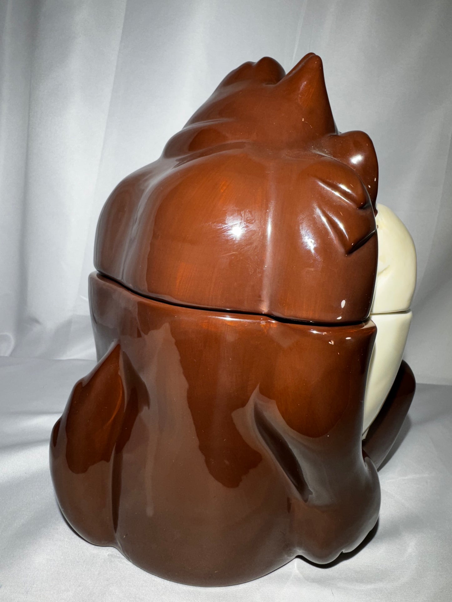 Warner Bros Taz Cookie Jar Canister 1995 Looney Tunes 9.5” Airtight Lid Vintage