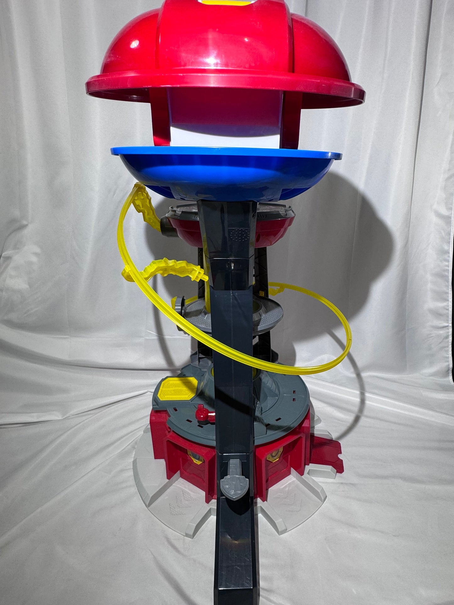 PAW Patrol Mighty Lookout Tower 2.75 FT Playset w/ Zipline Elevator Telescope + Pups Vehicles