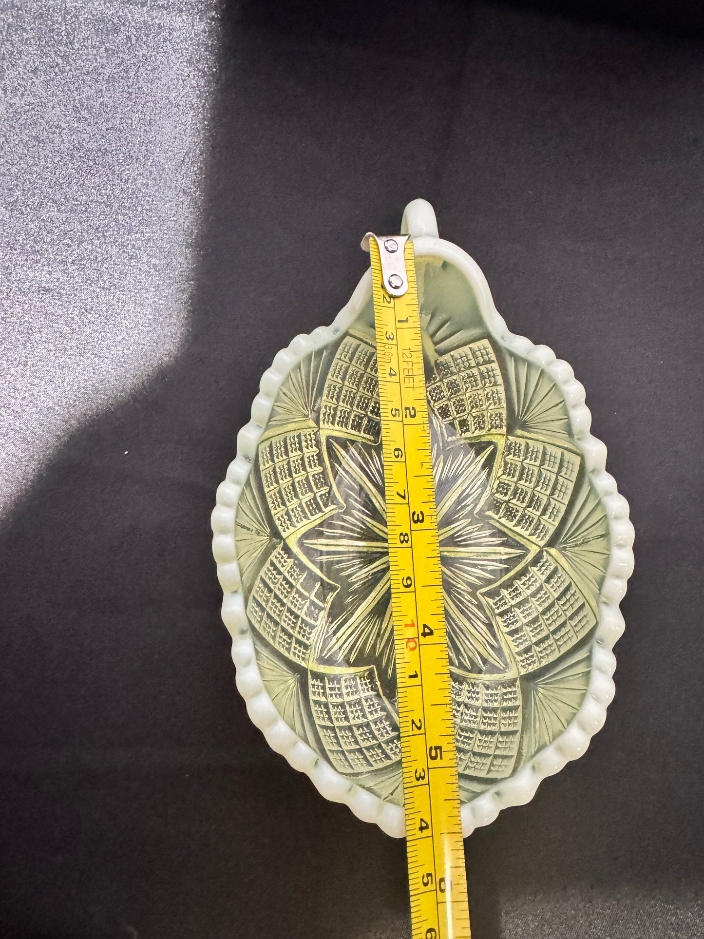 Vintage Davidson Primrose Pearline Uranium Glass Relish/nappy Dish– Lords & Ladies