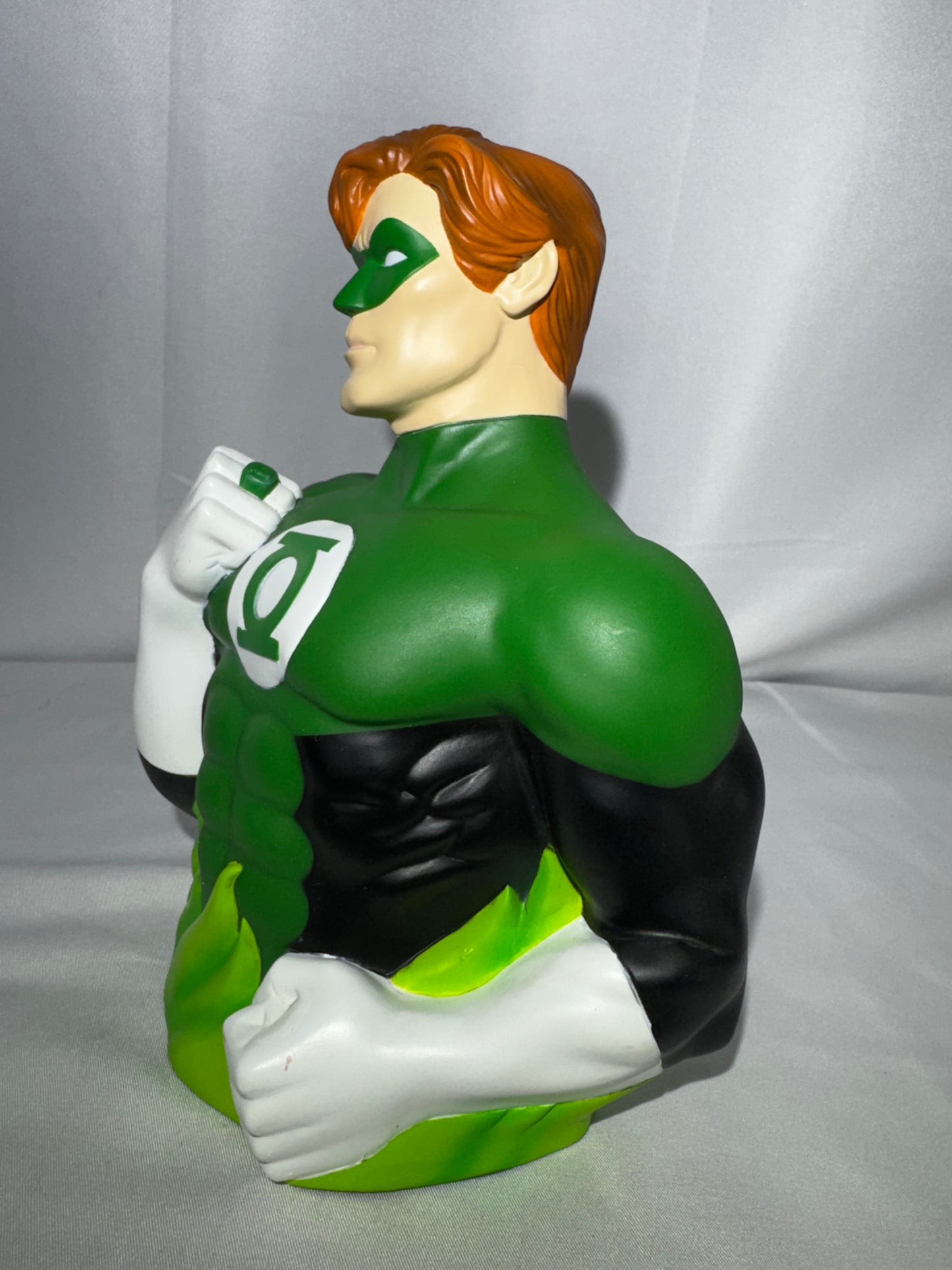 DC Comics Green Lantern Bust Bank PVC Coin Bank w/ Original Stopper