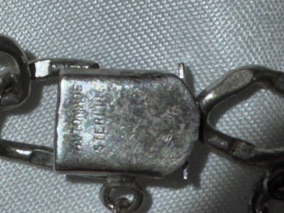 Vintage Mid-Century Modern Sterling Silver Chain-Link Bracelet – Automatic Chain Company