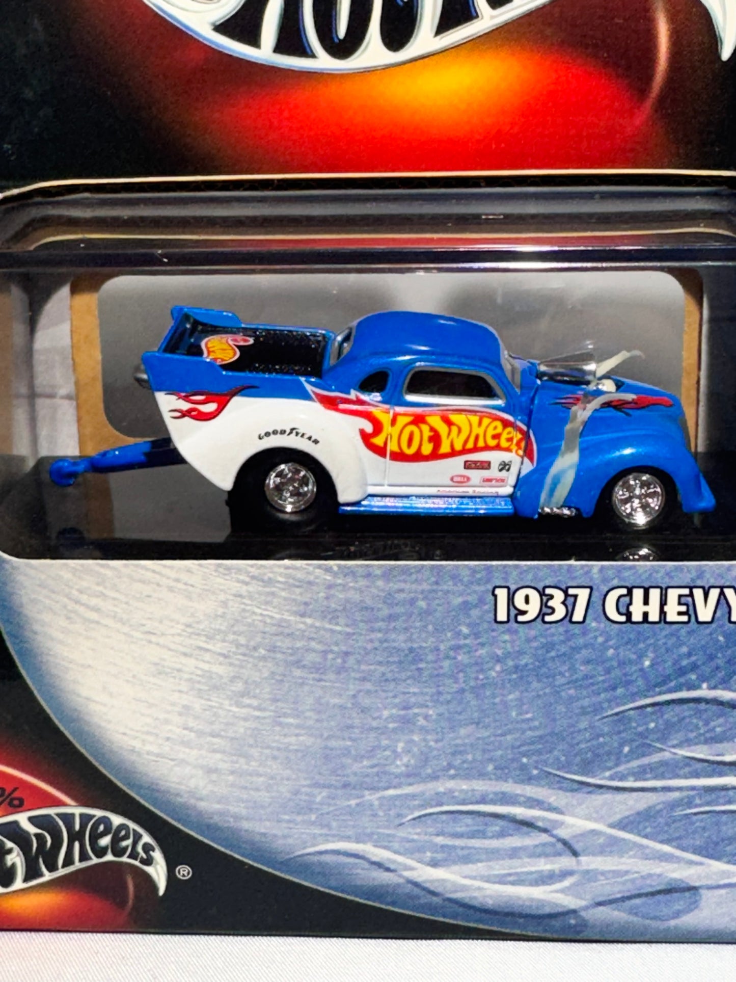 Hot Wheels 1937 Chevy – Blue & White Limited Edition Diecast (Mattel)