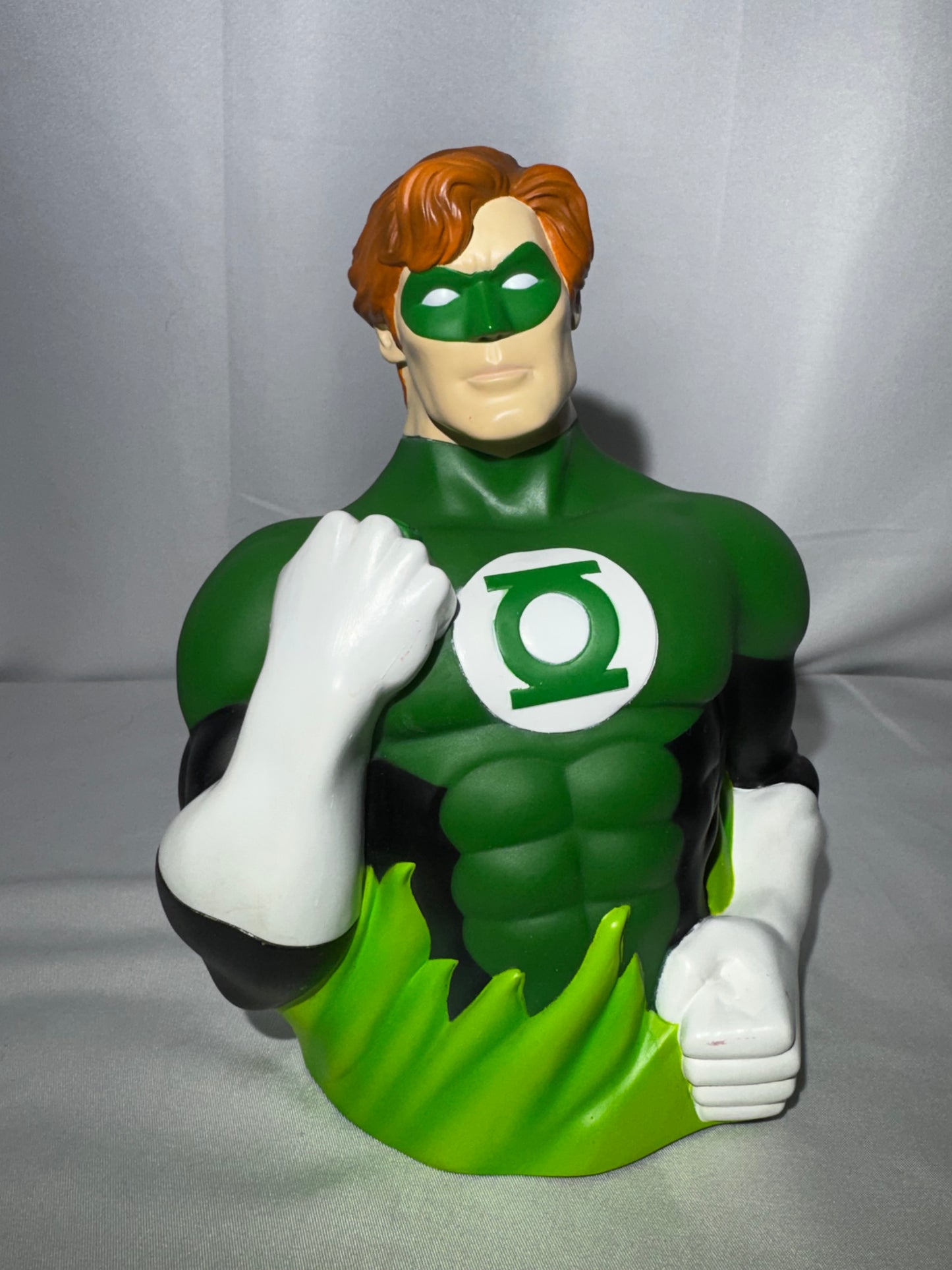 DC Comics Green Lantern Bust Bank PVC Coin Bank w/ Original Stopper