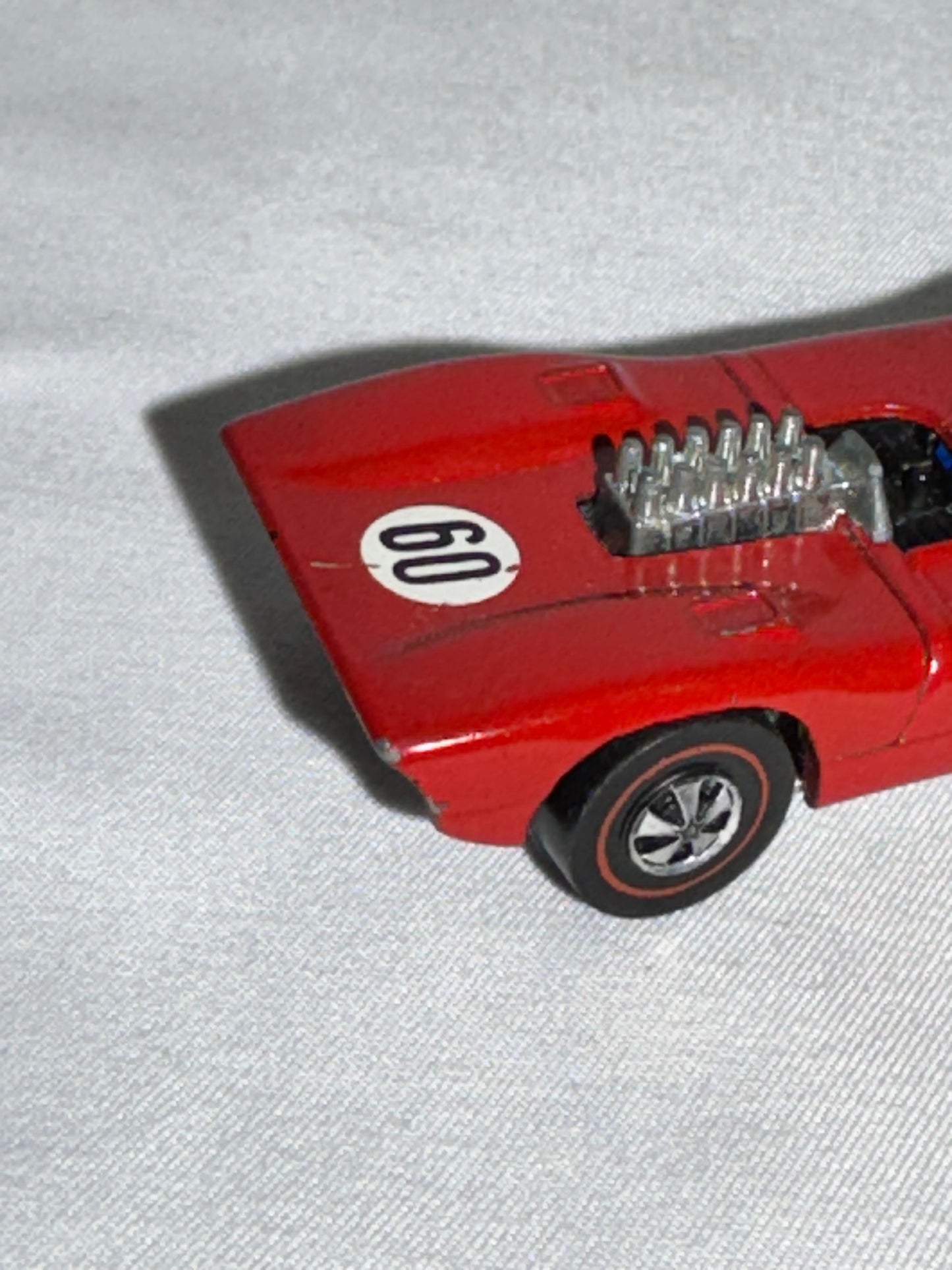 Hot Wheels Redline Ferrari 312P (1969) – Mattel, Hong Kong – US & Foreign Patent Pending
