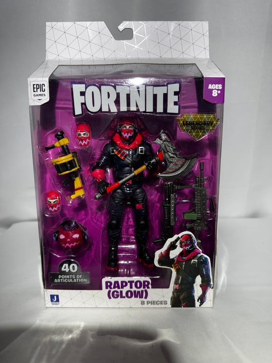 Fortnite action figure – Raptor (Glow) from the Legendary Series by Epic Games (2021)