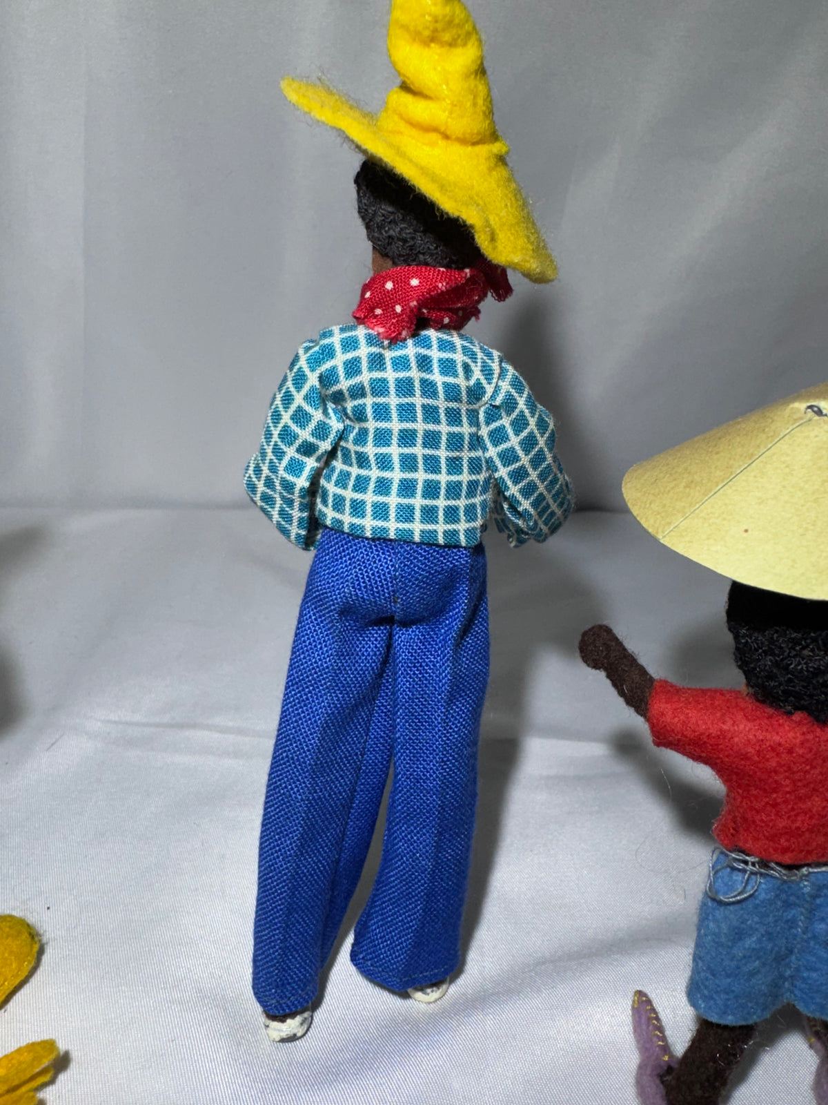 Vintage BAPS Germany Little Black Sambo Miniature Doll & Tiger Set – 1940s–1950s