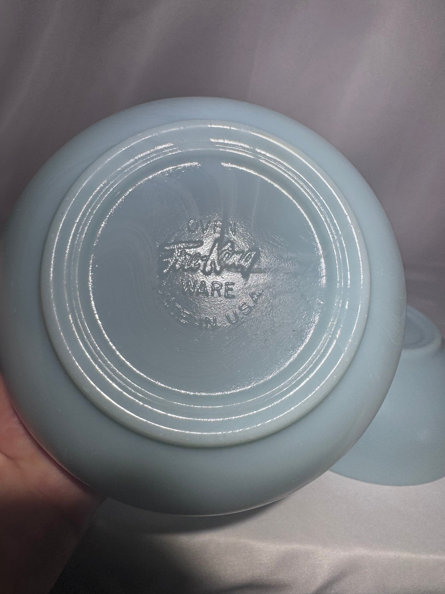 Vintage Fire-King Turquoise/Delphite Blue Chili Bowls – Set of 4