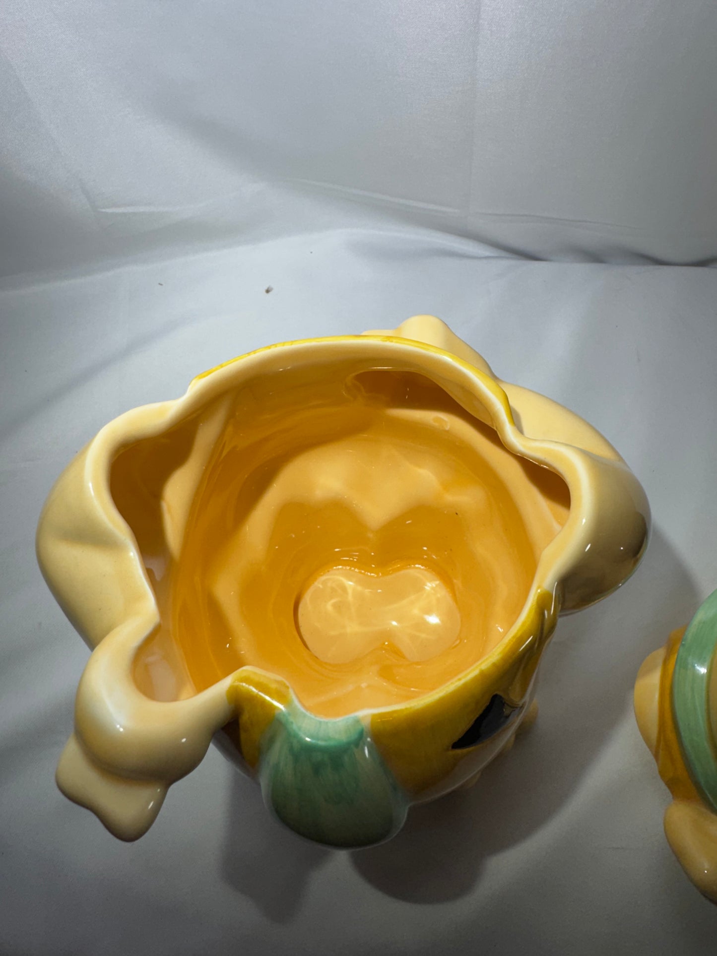 Vintage 1989 Vandor Fred Flintstone Ceramic Cookie Jar Hand Painted Korea