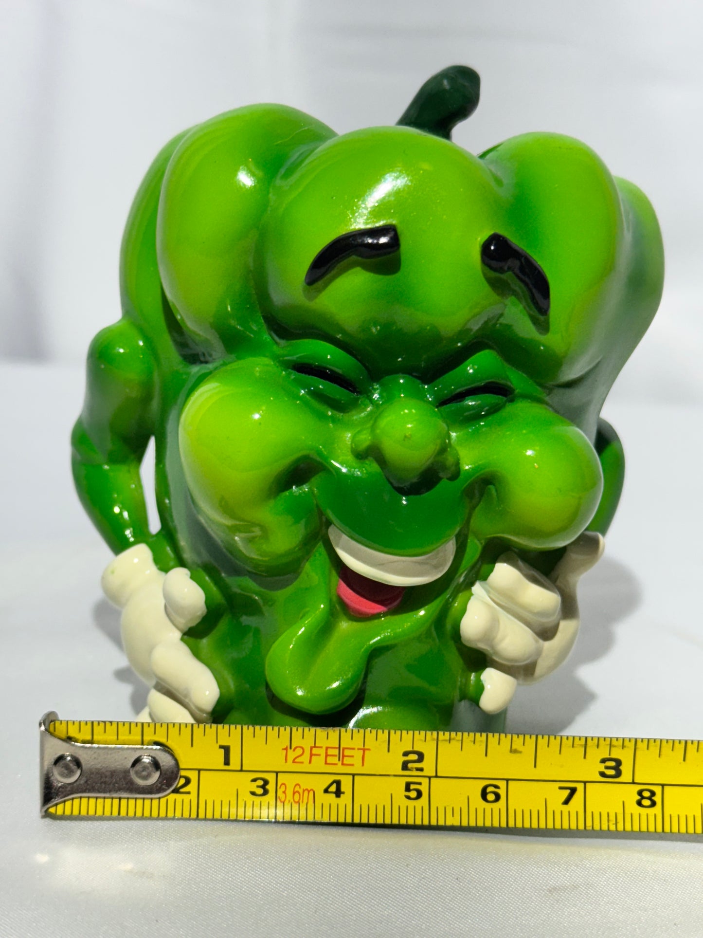 Giggling Groceries Green Bell Pepper Coin Bank – Plastic Resin