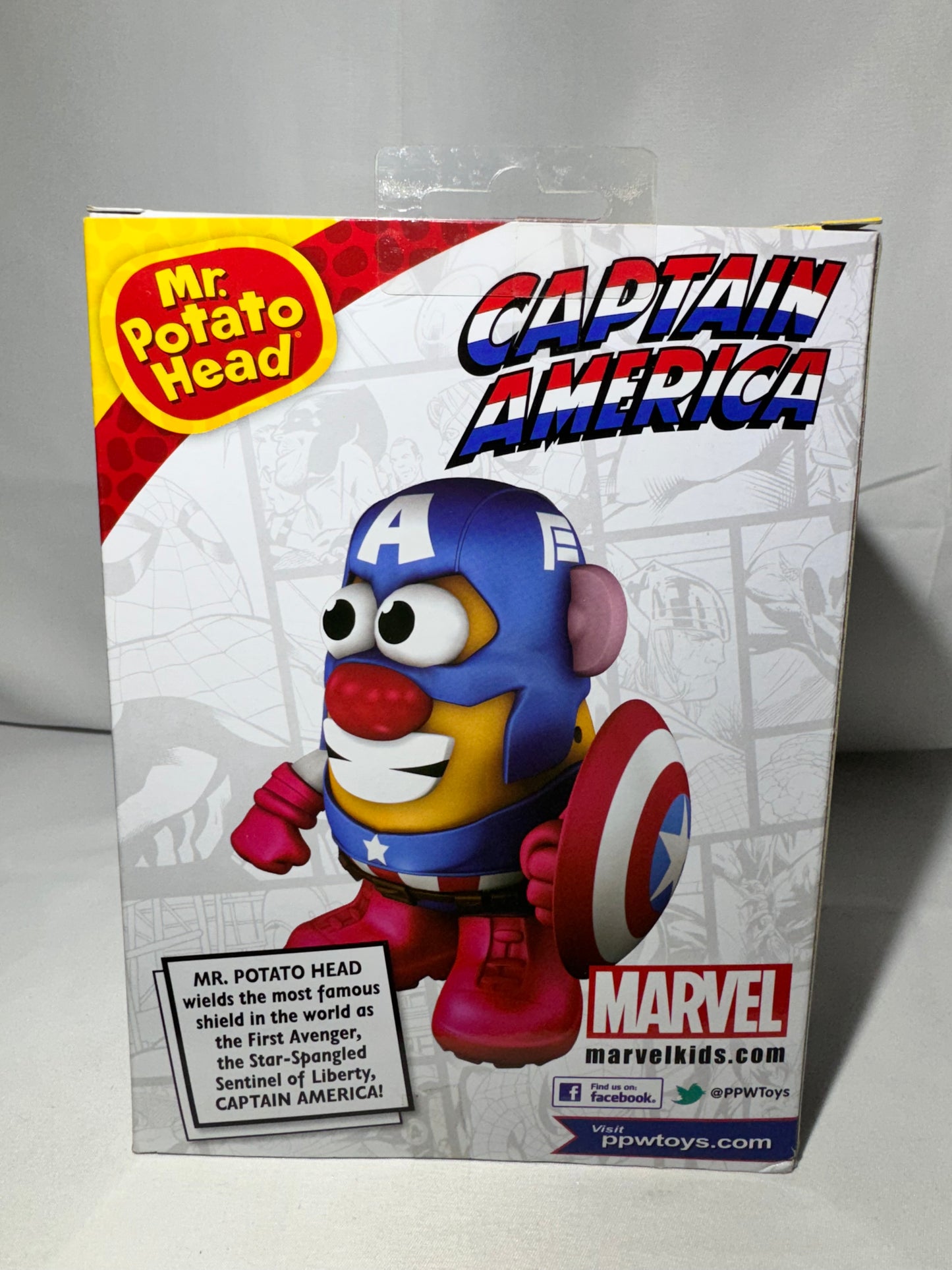 Mr. Potato Head – Captain America | Marvel, PlaySkool, Hasbro, PPW Toys, Warner Brothers