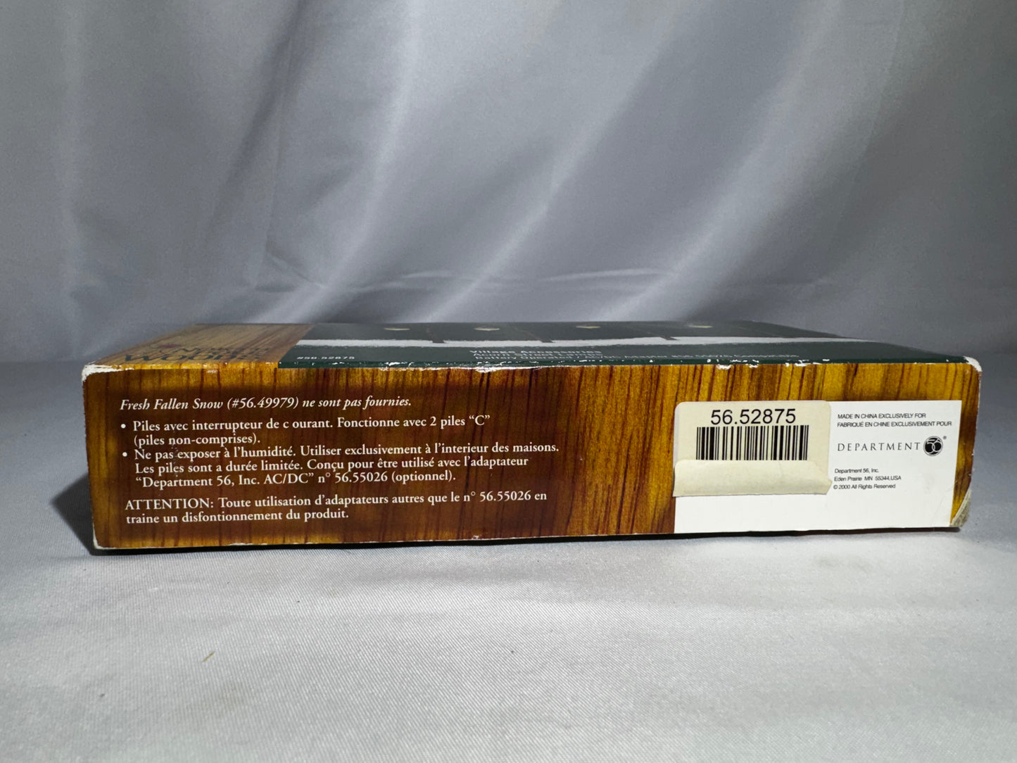 Department 56 North Pole Woods Acorn Street Lamps #56.52875 Retired Set of 4 Village Accessory read