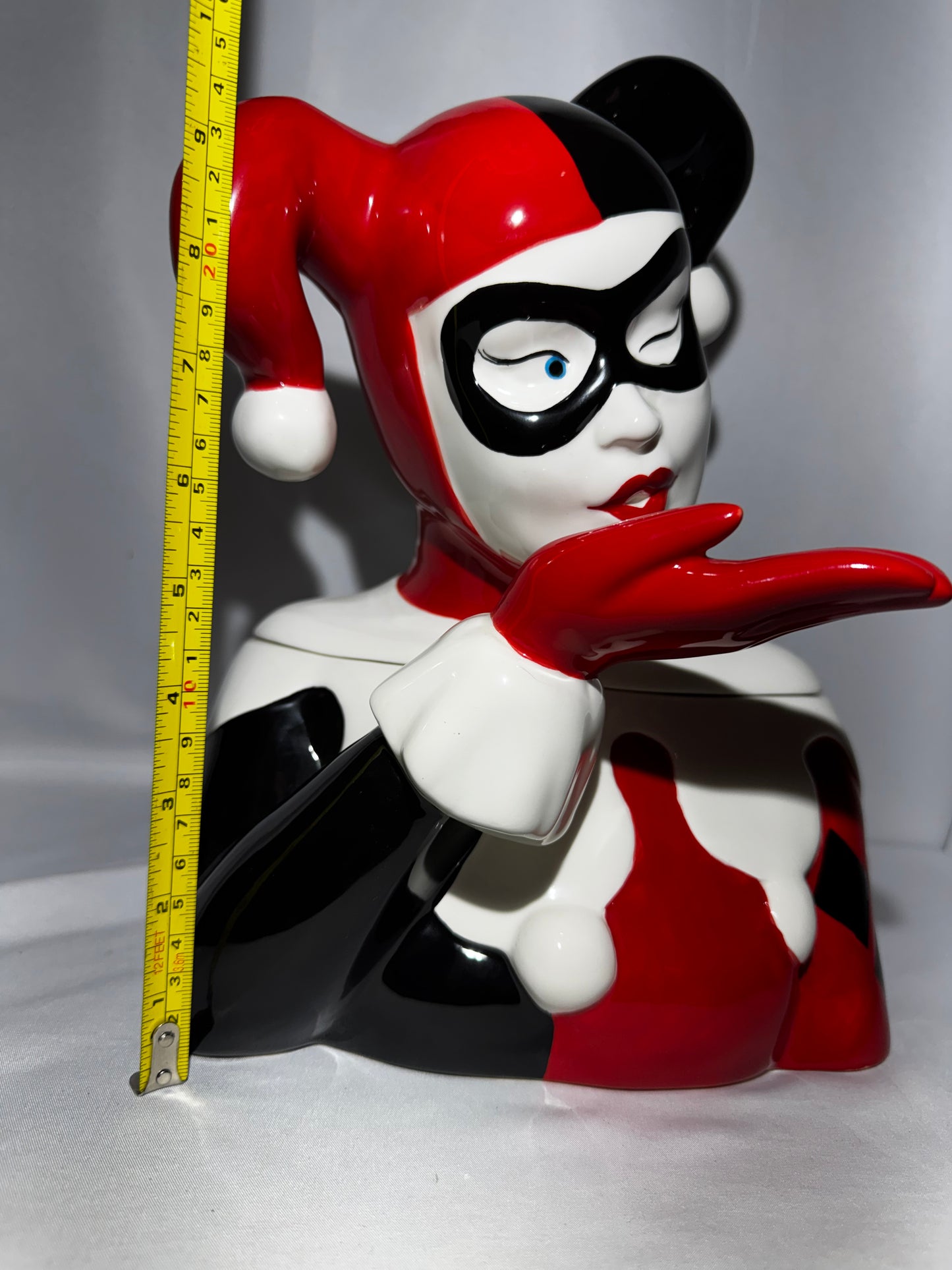 DC Comics Batman Harley Quinn Ceramic Cookie Jar Westland Giftware #25593 w/ Original Box