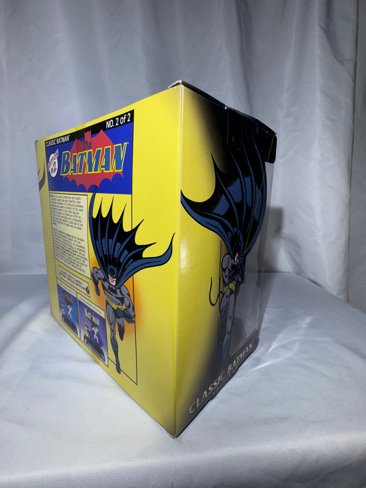 1998 Kenner Bob Kane Classic Batman Edition #2 Action Figure Display Set – Factory Sealed