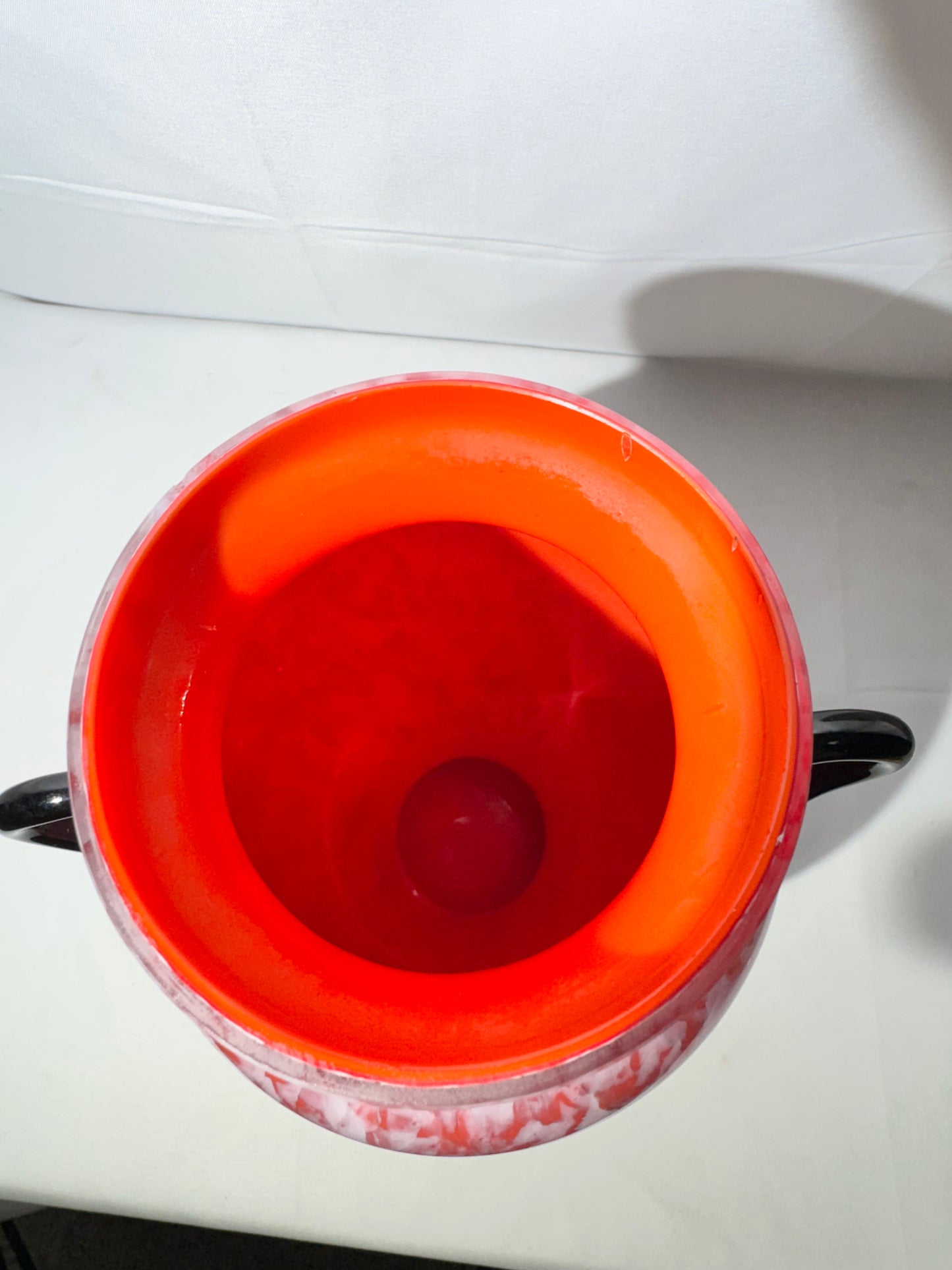 Vintage Franz Welz Czech Art Deco Hand Blown Glass Vase