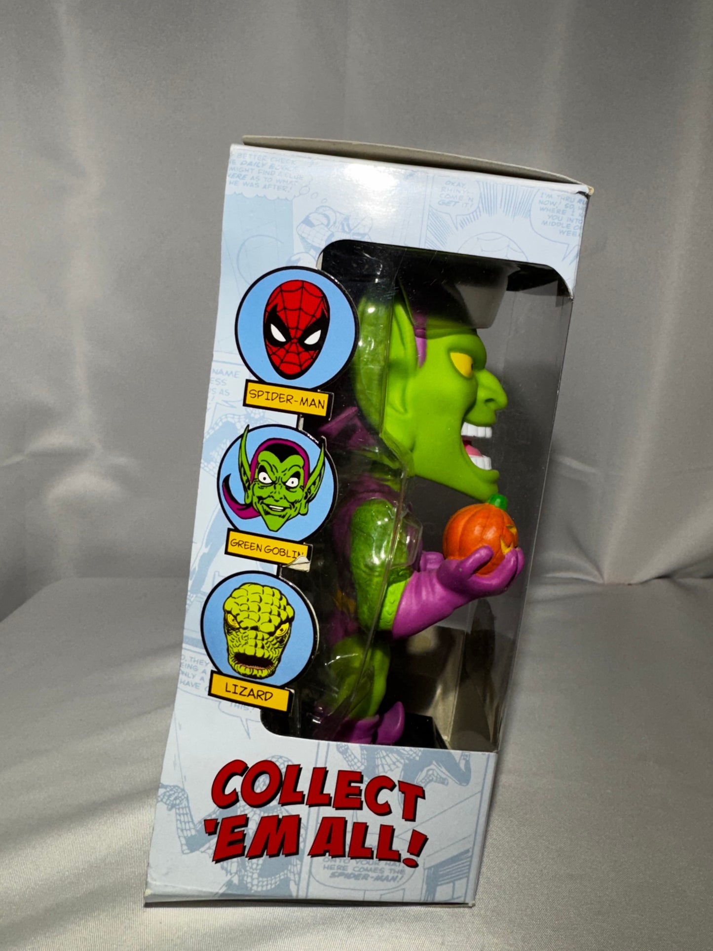 Funko Wacky Wobbler Green Goblin Bobblehead Marvel Comics 2008 Vaulted w/ Box