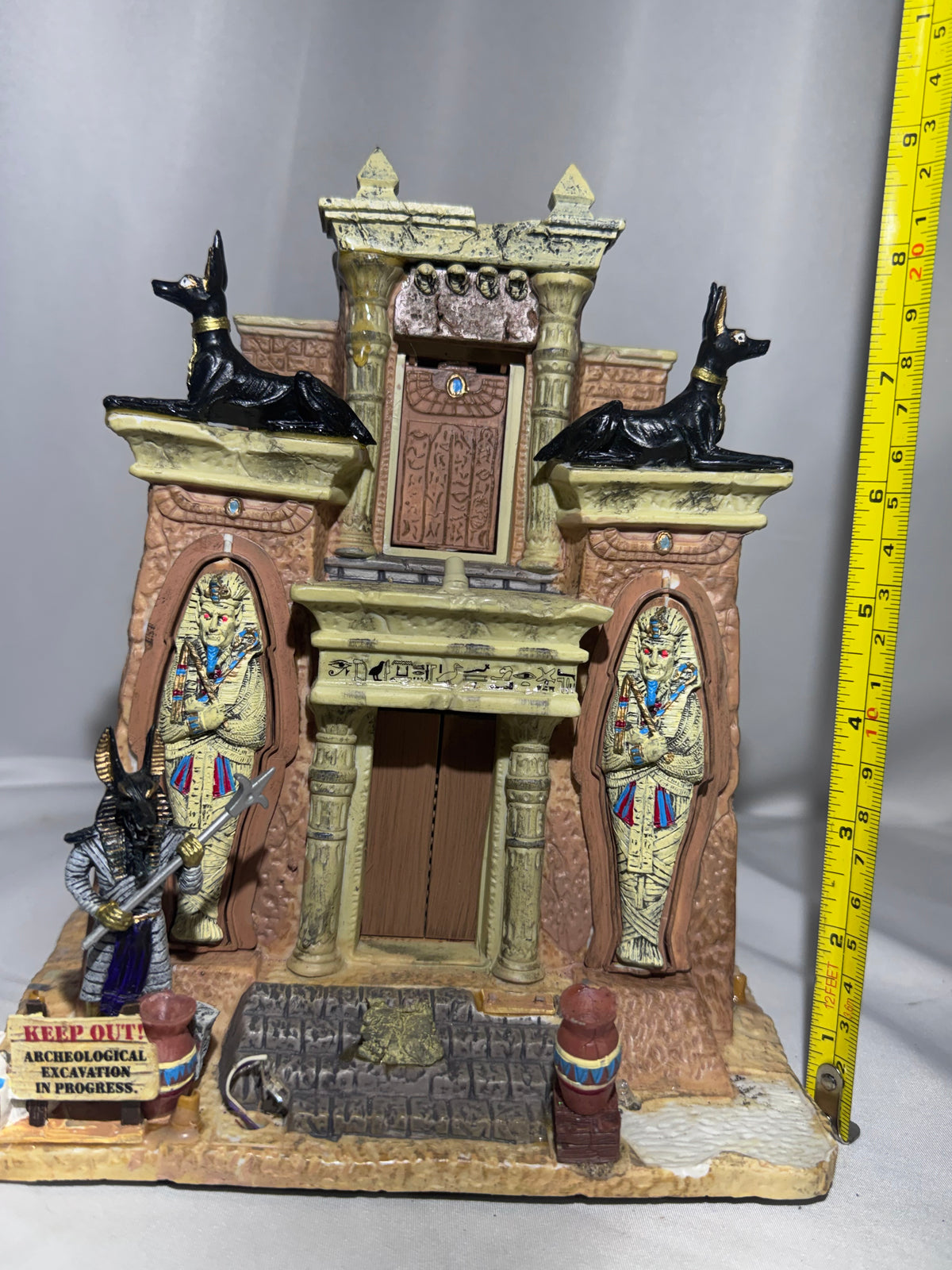 Lemax Spooky Town Cursed Tomb #75500 – Retired Halloween Village – FOR PARTS / AS-IS