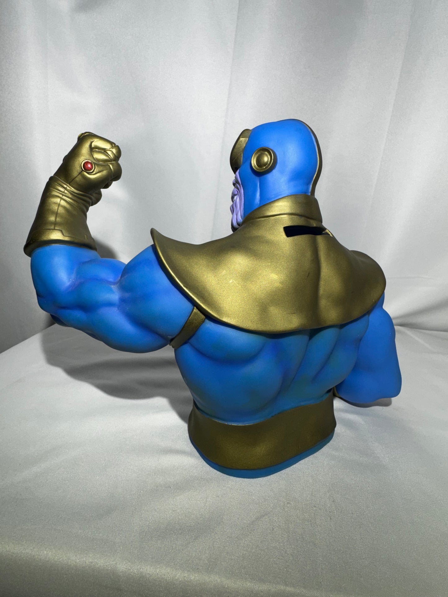 Marvel Thanos Infinity Gauntlet PVC Bust Coin Bank Monogram Direct #67952