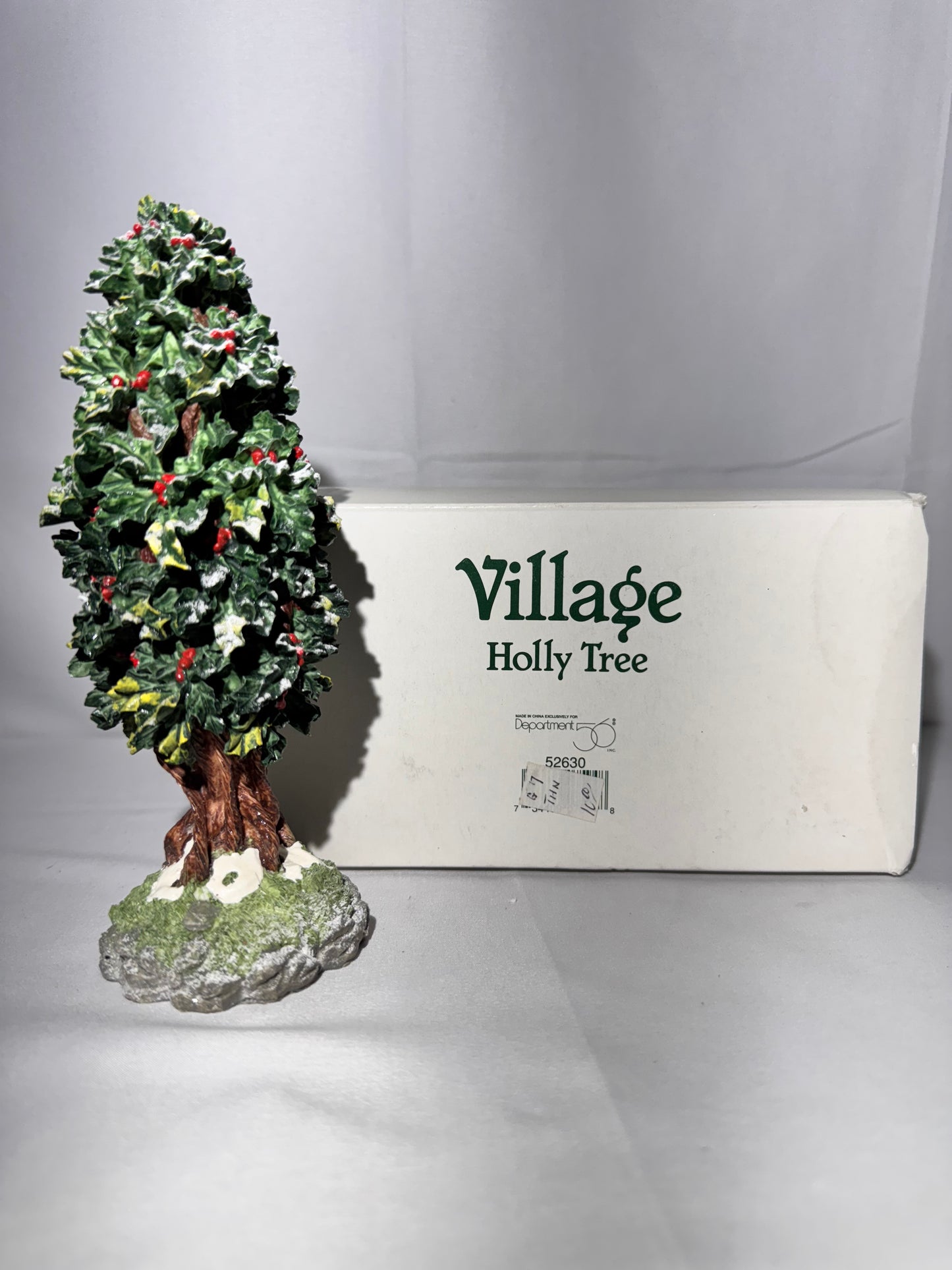 Department 56 Village Holly Tree #52630 – With Original Box