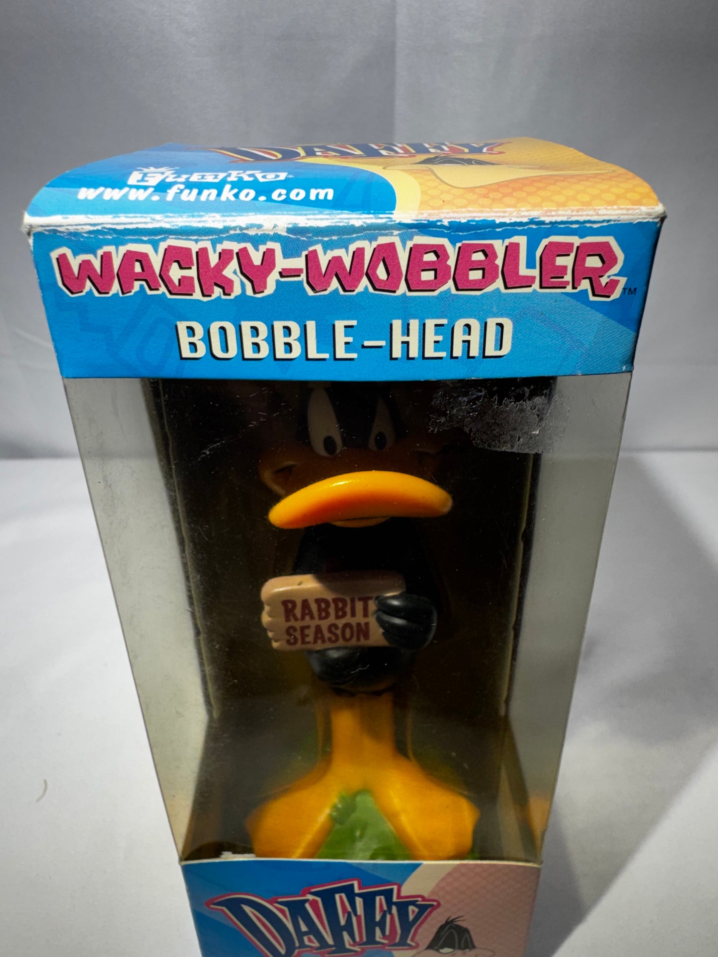 Funko Wacky Wobbler Daffy Duck Bobble Head Rabbit Season Looney Tunes WB w/ Box
