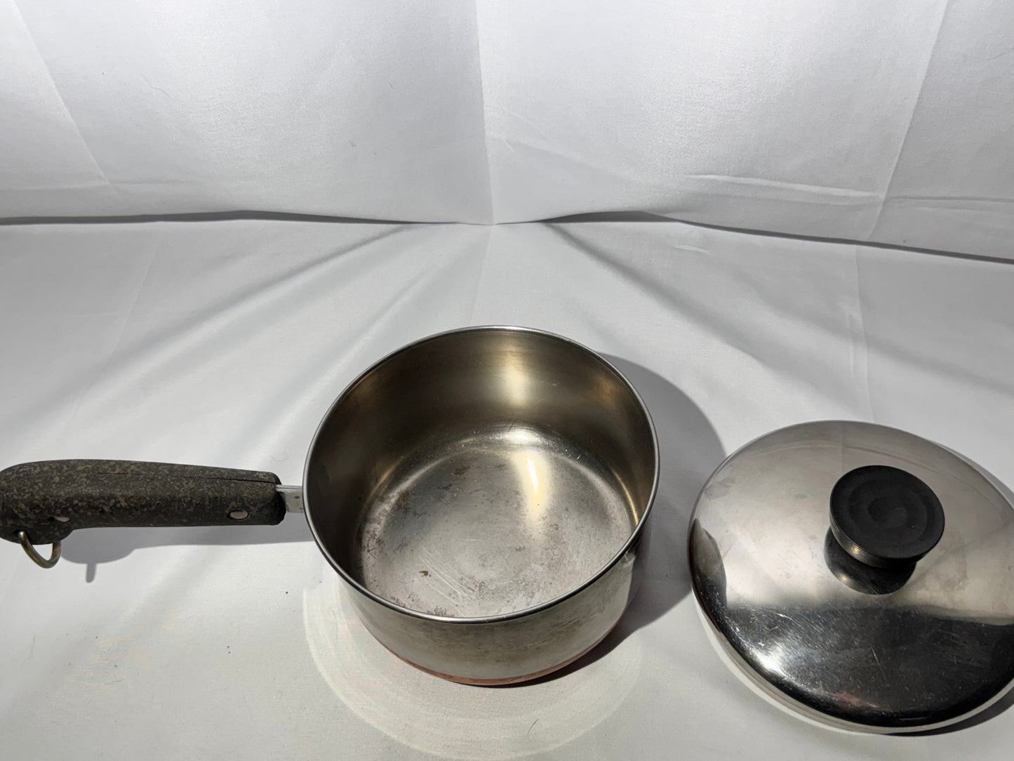 Vintage Revere Ware Copper Bottom Cookware Set – 10 Pieces w/ Lids | Bakelite Handles