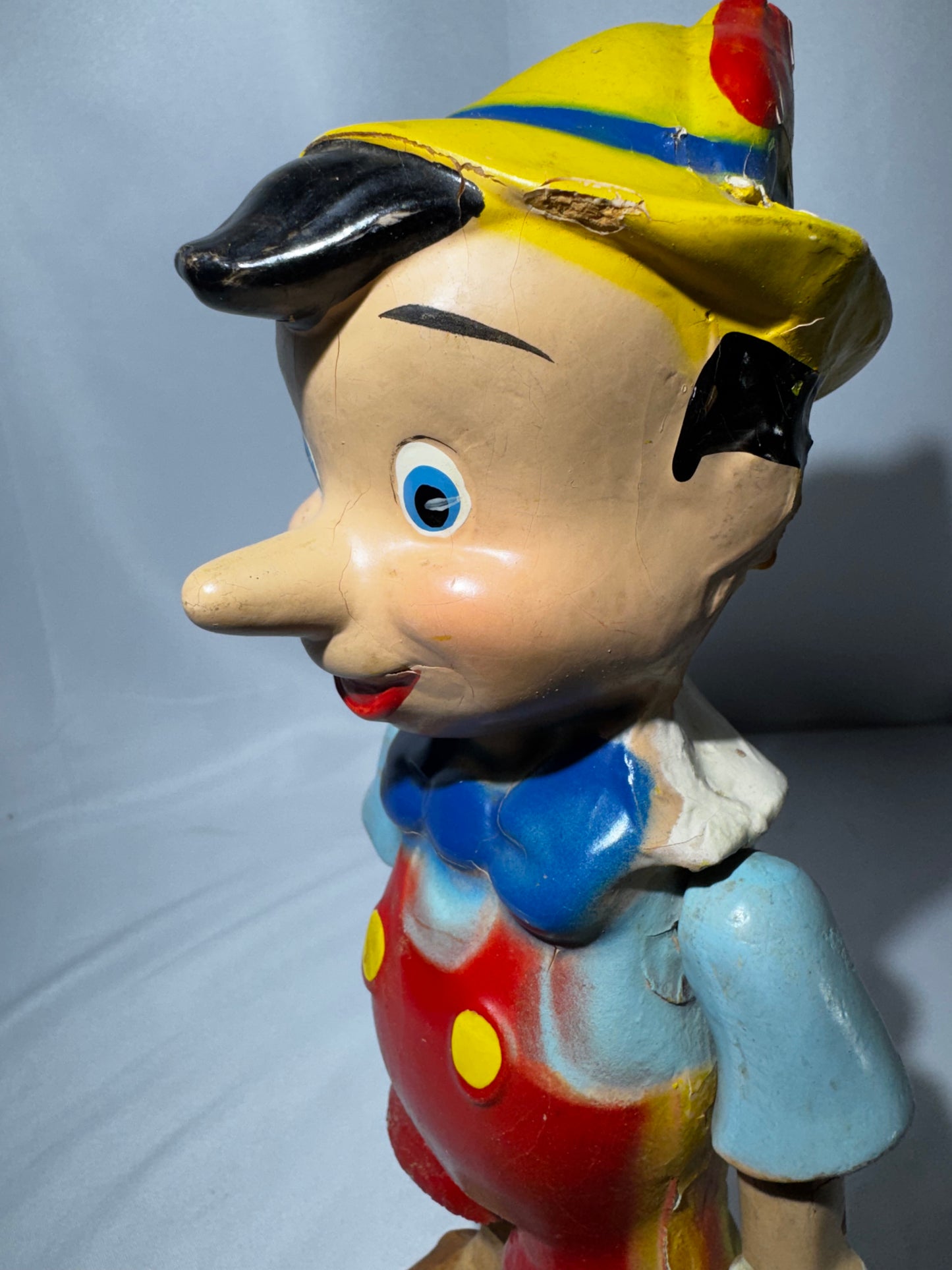 Vintage 1939-40 Walt Disney Pinocchio Composition Doll Original Disney Toy