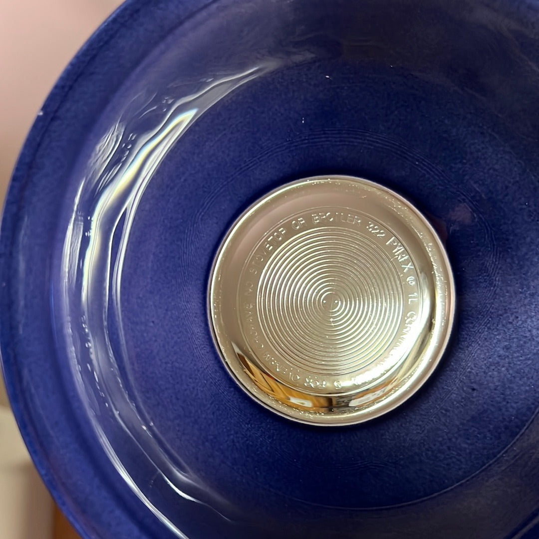 Cobalt Blue Pyrex Mixing Bowl 322