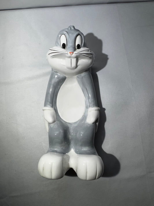 1994 Warner Bros Bugs Bunny Ceramic Wall Plaque 3D Looney Tunes Wall Decor